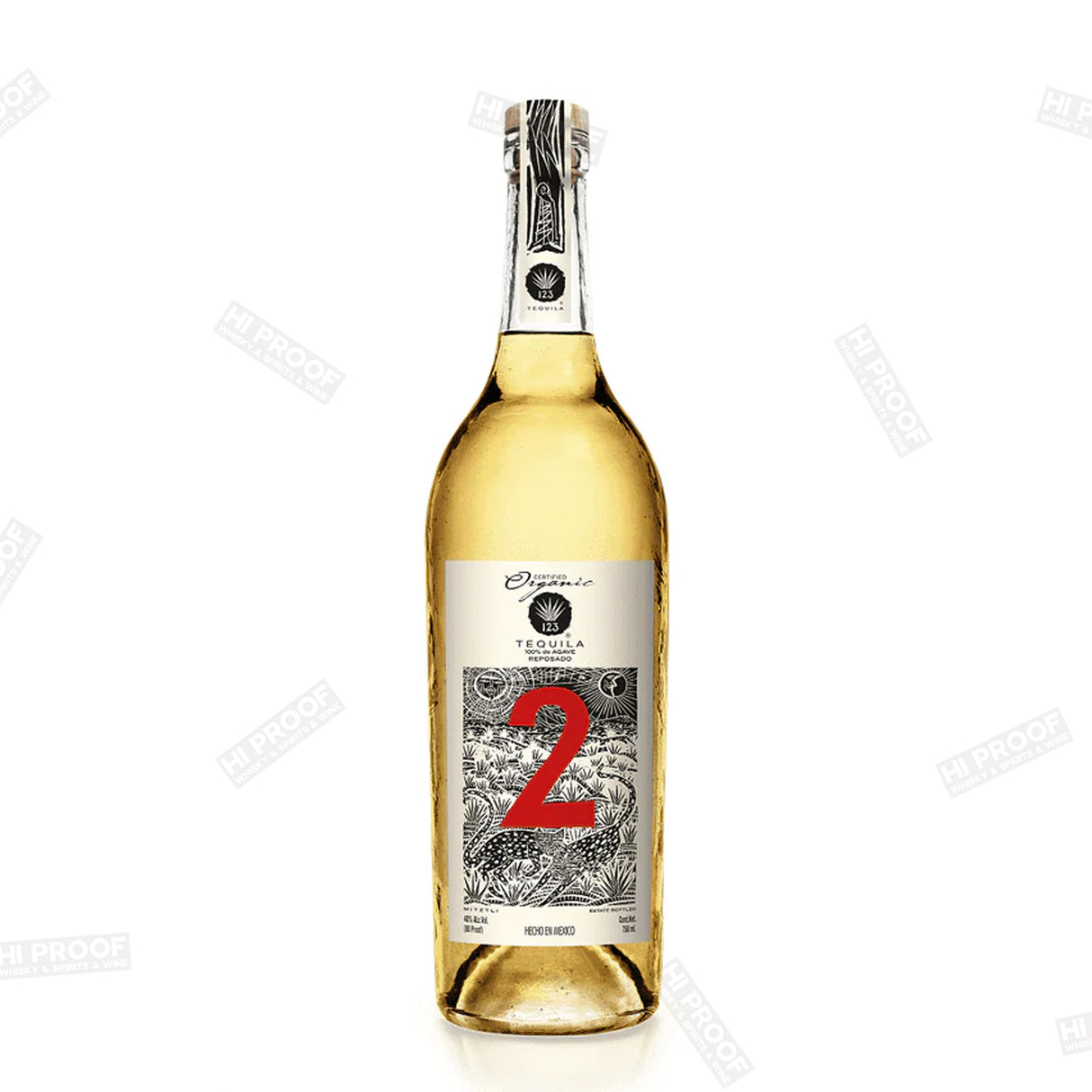 123 Organic Tequila #2 Reposado 750ml