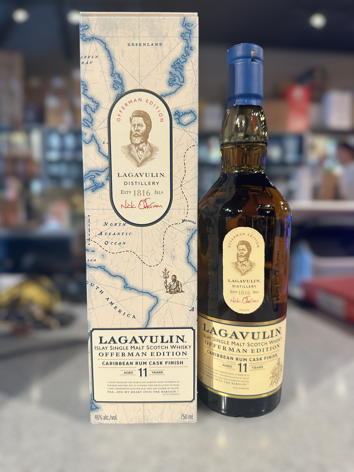 Lagavulin Offerman Edition Carribean Rum Cask Finish 11 Year Old Single Malt Scotch Whisky, Islay