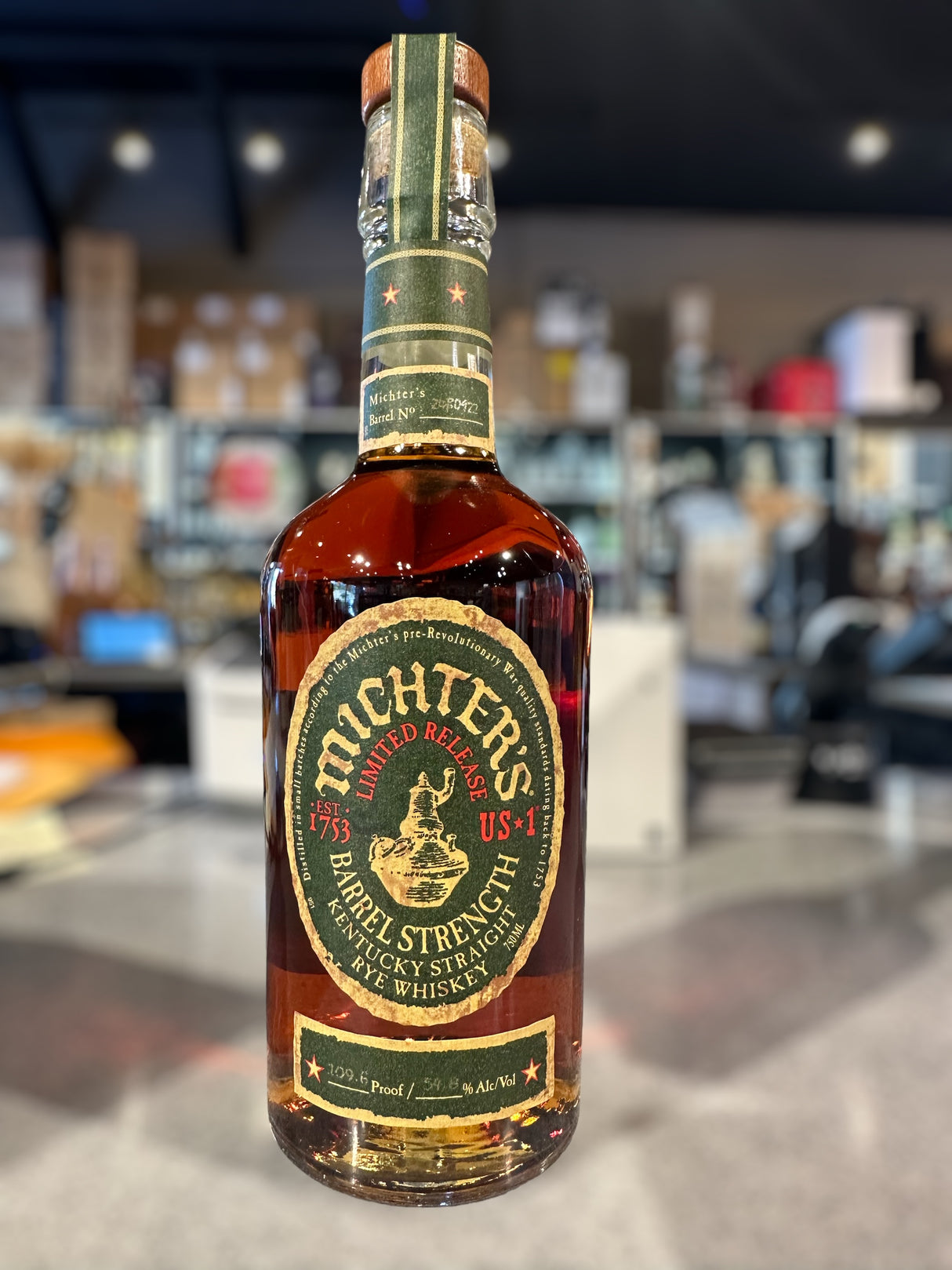 Michter's US 1 Limited Release Barrel Strength Kentucky Straight Rye  2024 Release