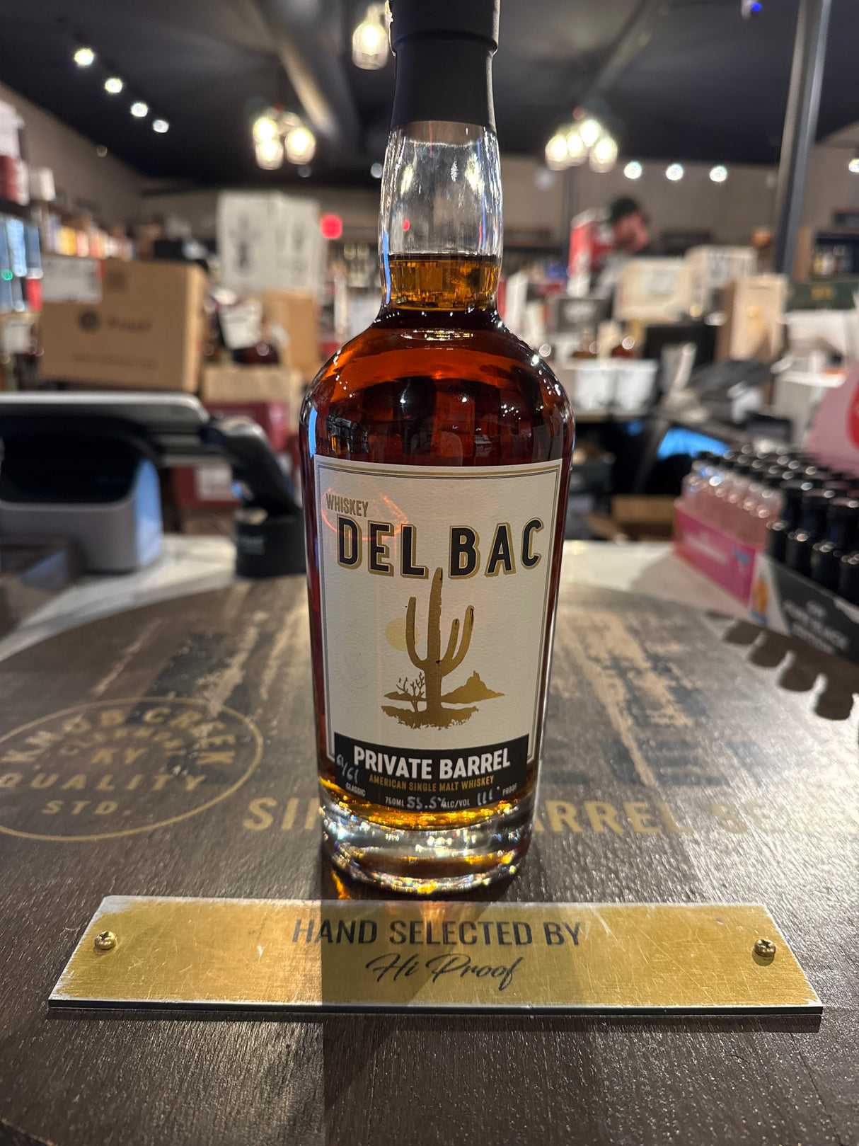 Del Bac Whiskey Classic Single Cask 111 PROOF 750ML