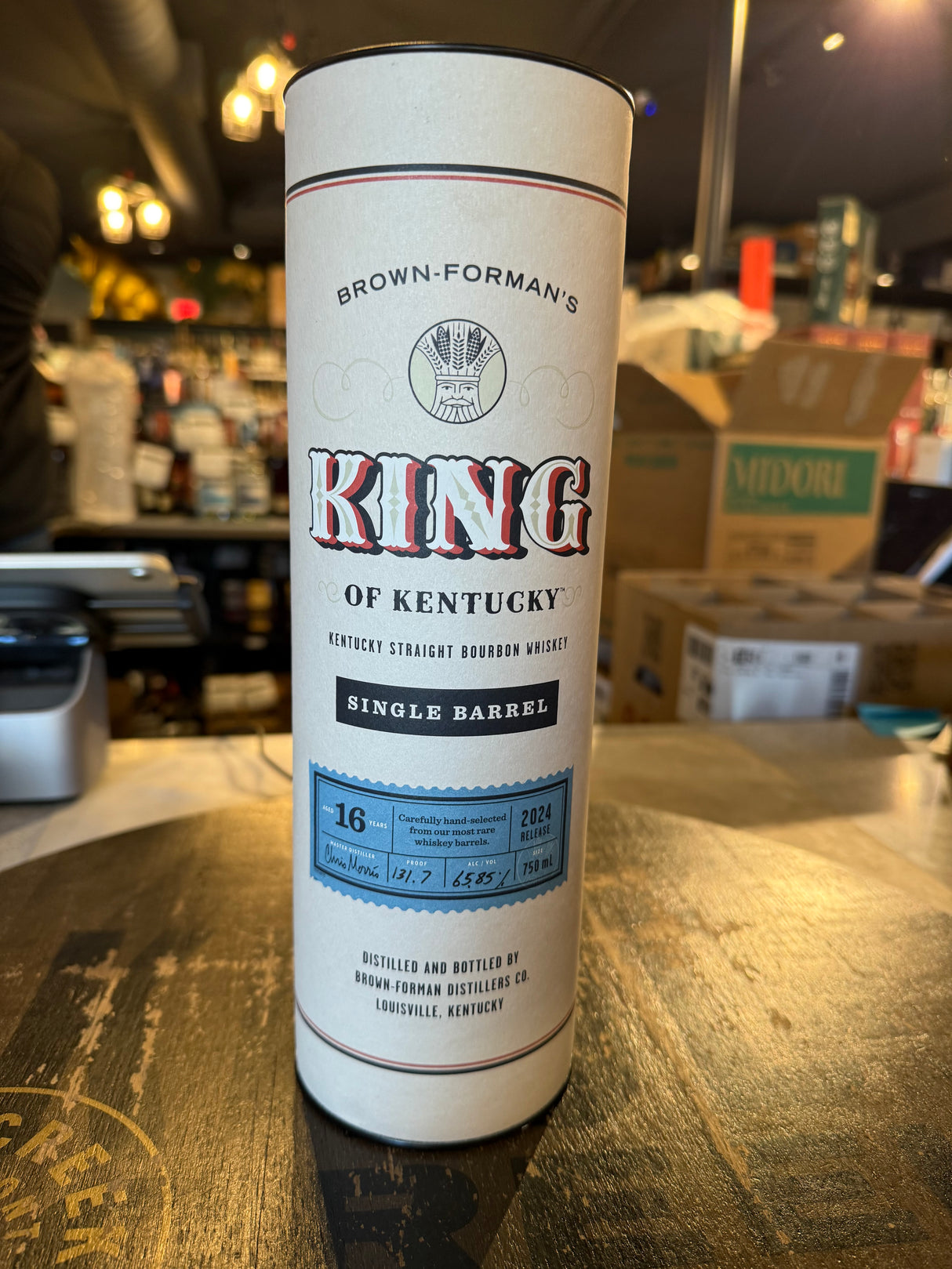 King of Kentucky Single Barrel Straight Bourbon Whiskey 16year 2024 Edition 750ml