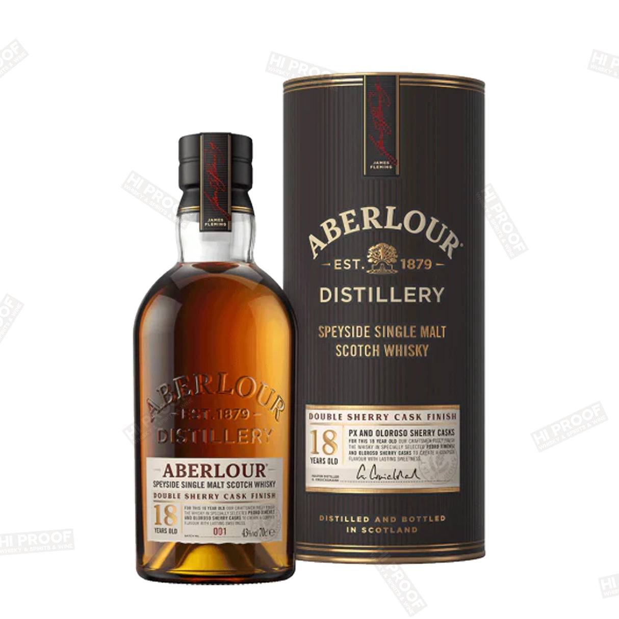 Aberlour 18 Year Old Double Sherry Cask Finish Single Malt Scotch Whiskey 750ml