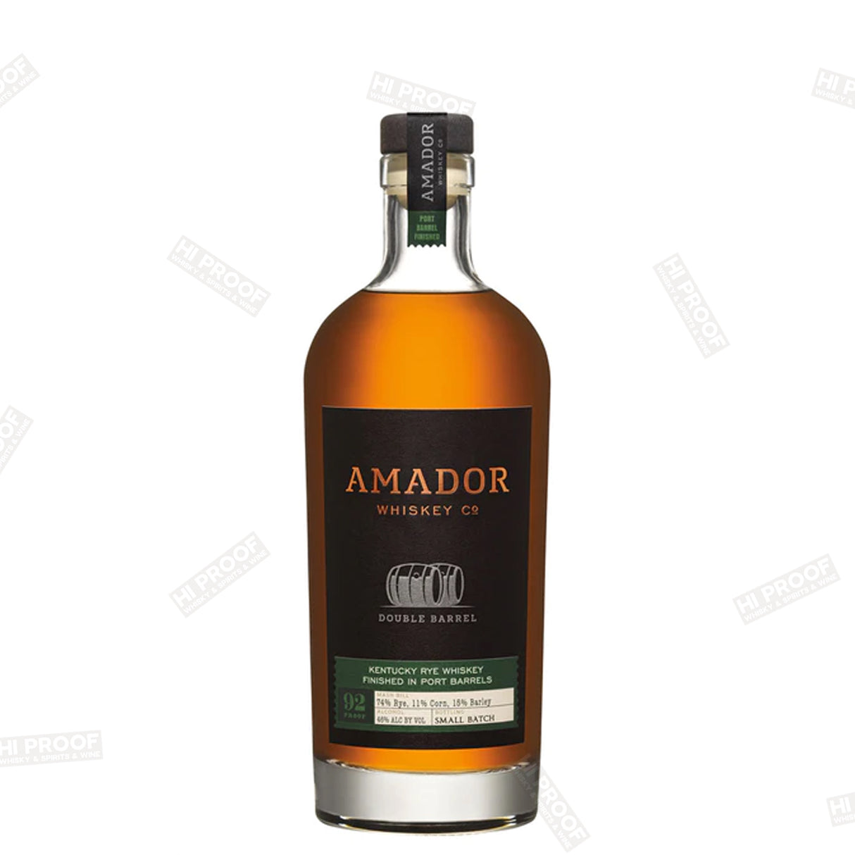 Amador Double Barrel Port Finish Rye Whiskey 750ml