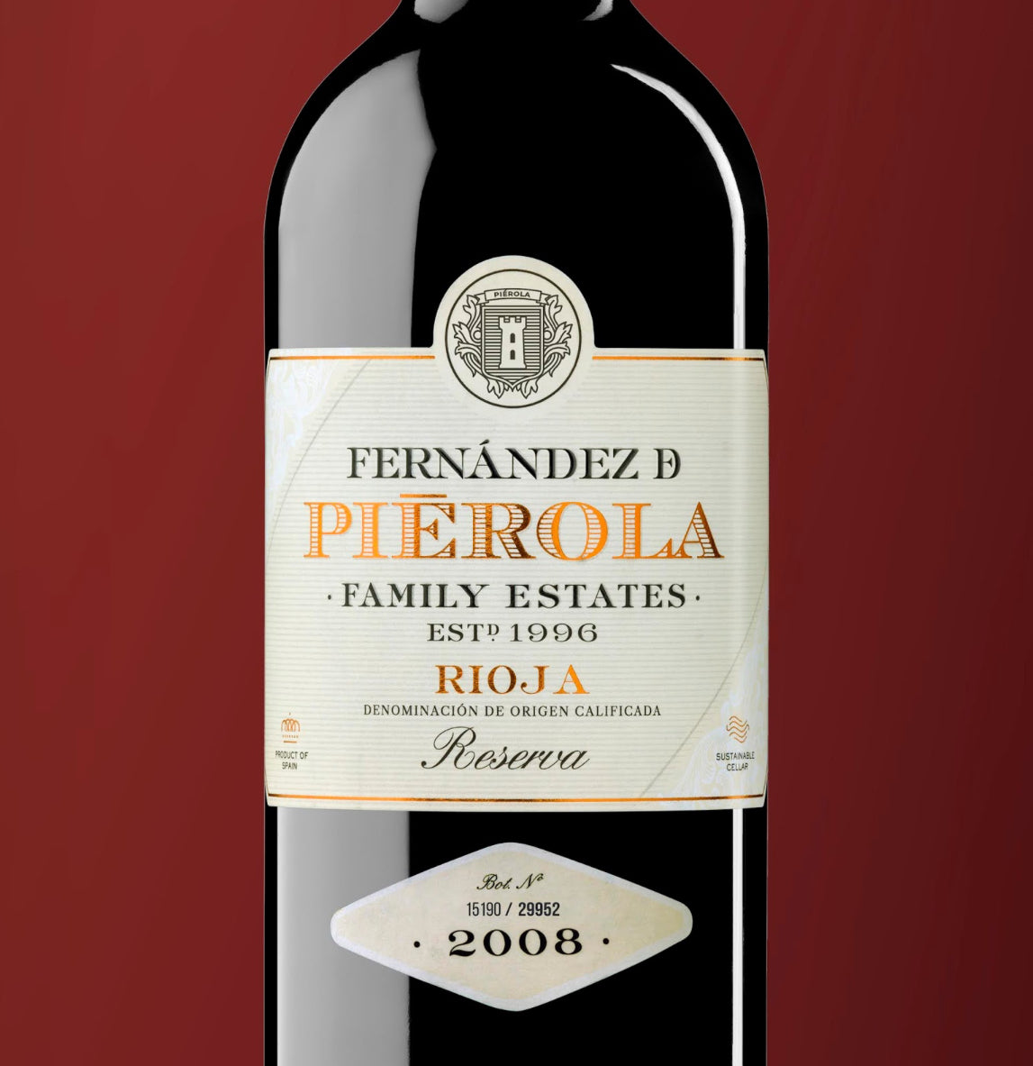 Pierola Tempranillo Rioja Reserva 2008