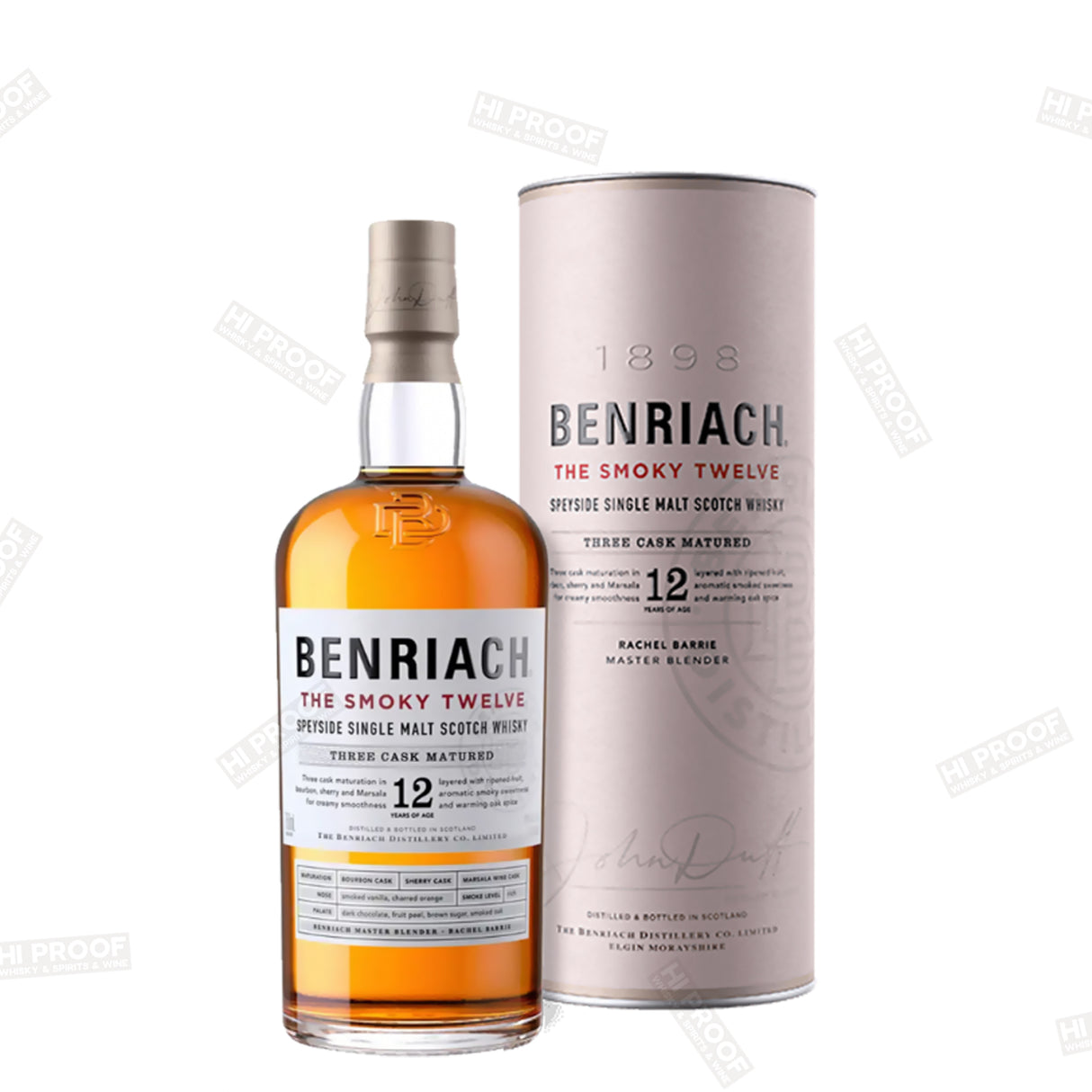 Benriach The Smoky Twelve Speyside Single Malt Scotch Whisky 750 ML