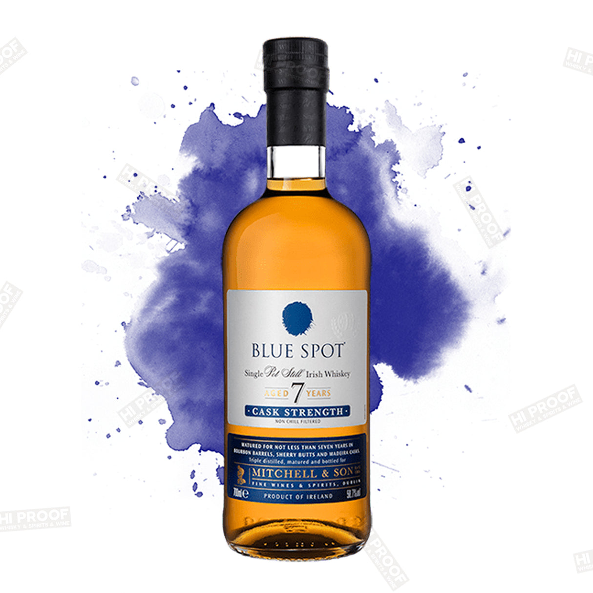 Blue Spot Irish Whiskey Cask Strength 7 Year Old 750ml