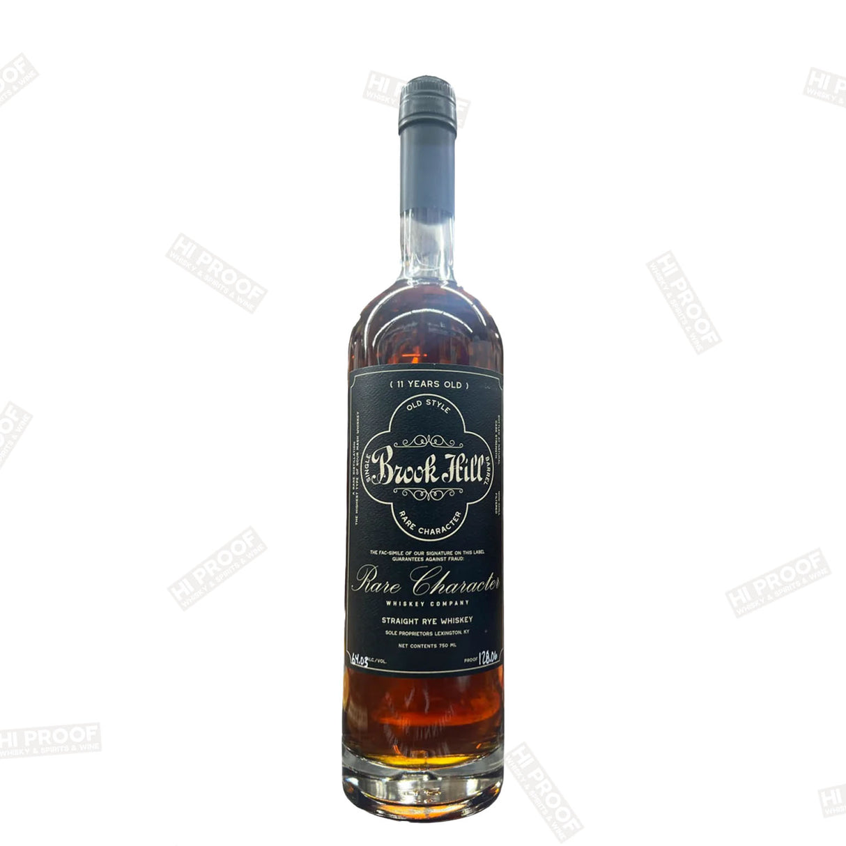 Brook Hill 11 Year Straight Rye Whiskey Cask Strength by Rare Character (128.06 Proof)