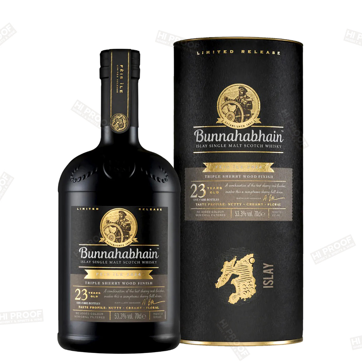 Bunnahabhain Feis Ile 2024 Triple Sherry 23 Year Old Scotch Whisky 700ml