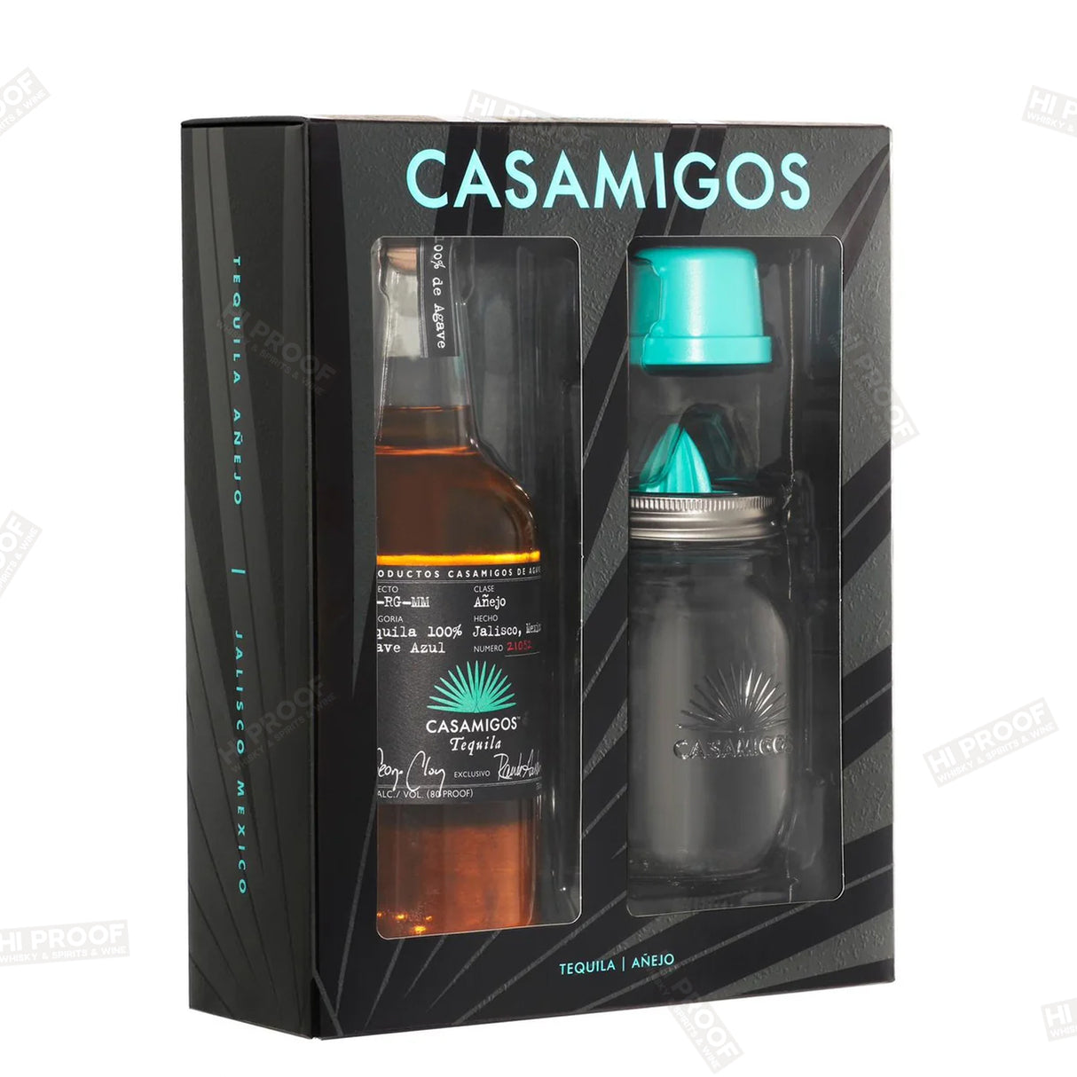 Casamigos Anejo with Mason Jar Juicer 750ml