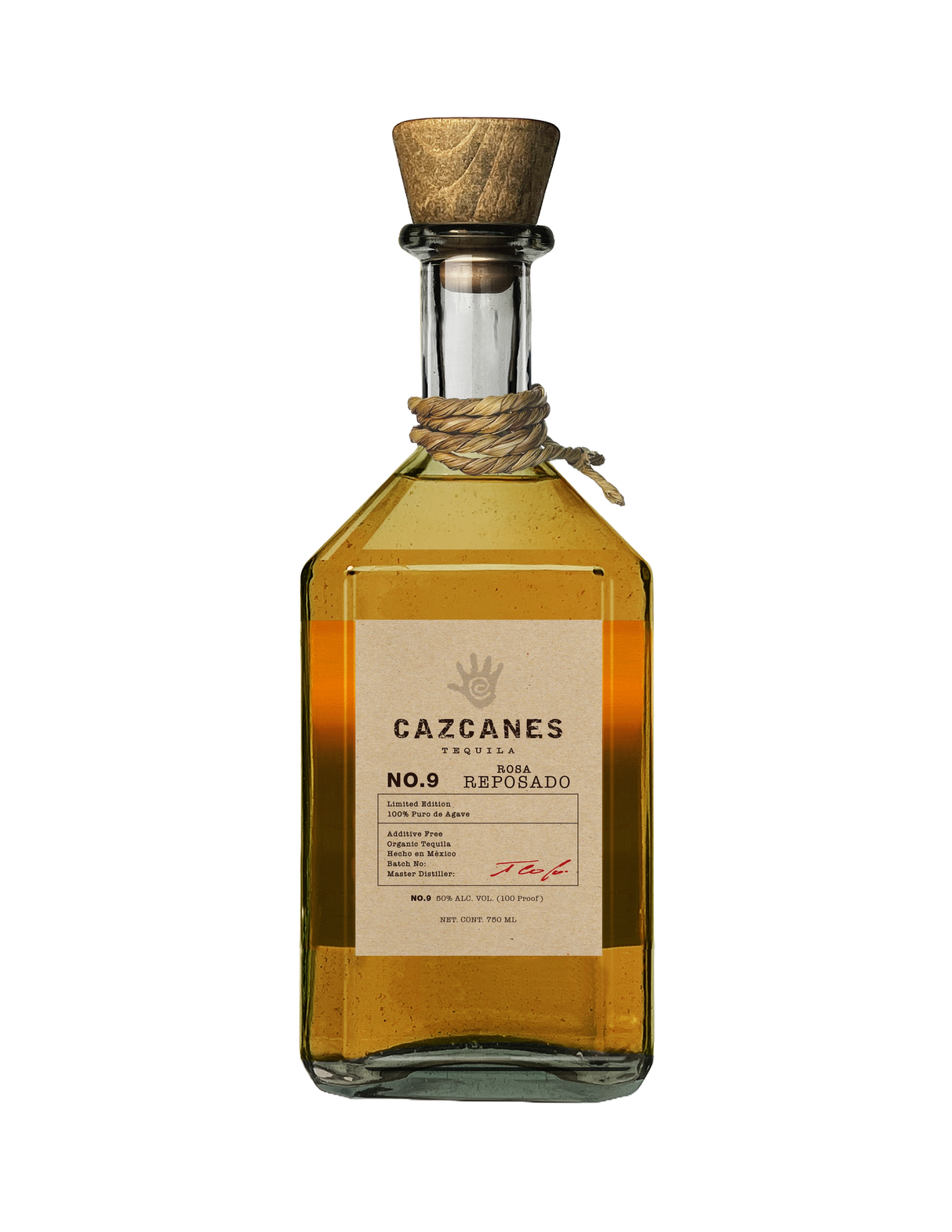 Cazcanes Tequila Rosa Reposado No. 9 100 PROOF