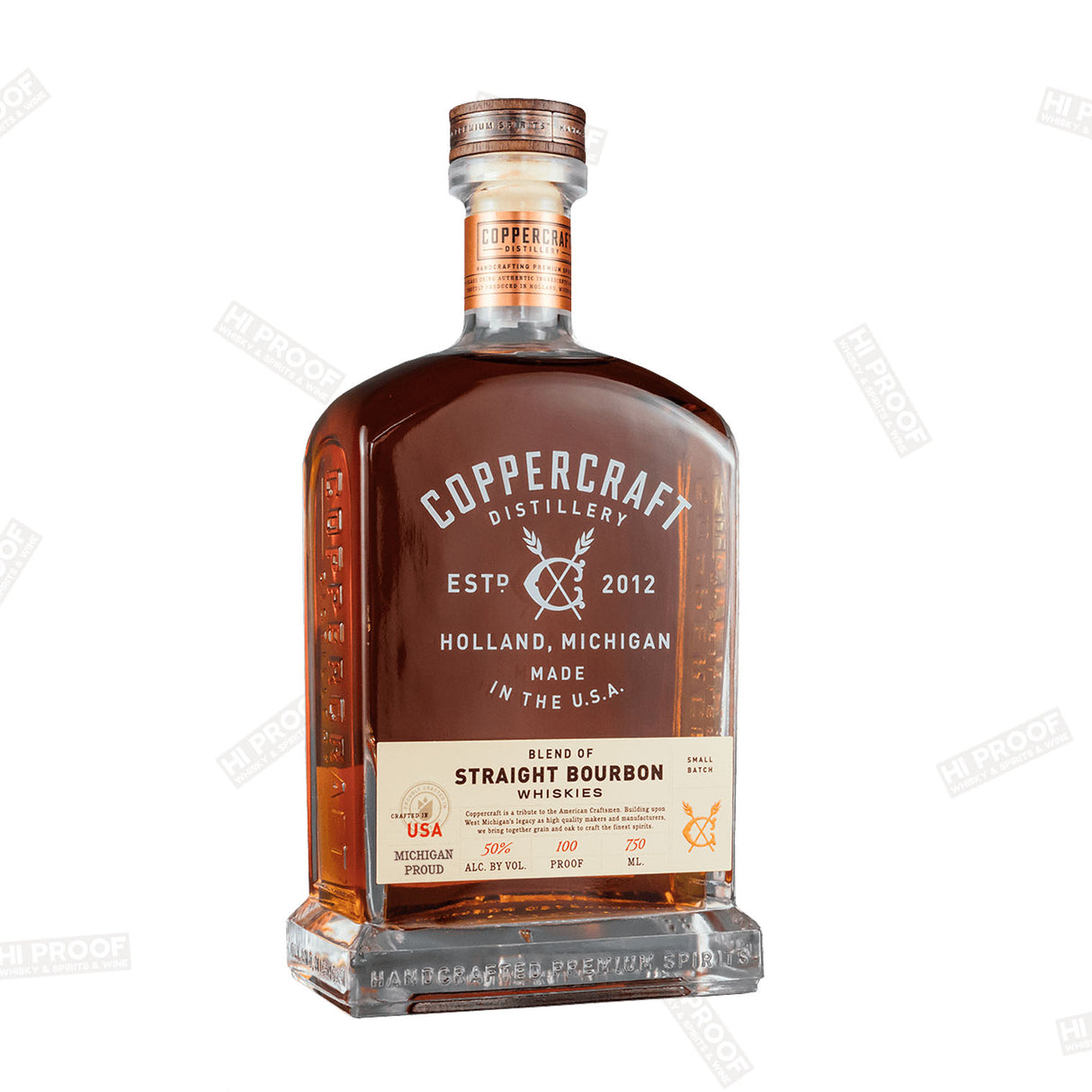 Coppercraft Distillery Blend of Straight Bourbon 750ML