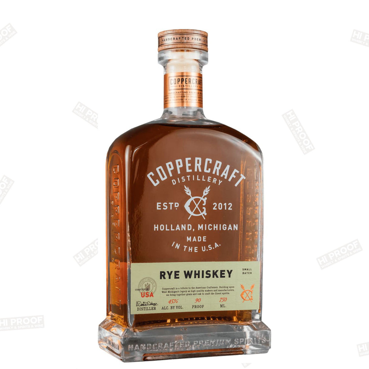 Coppercraft Rye 750ML