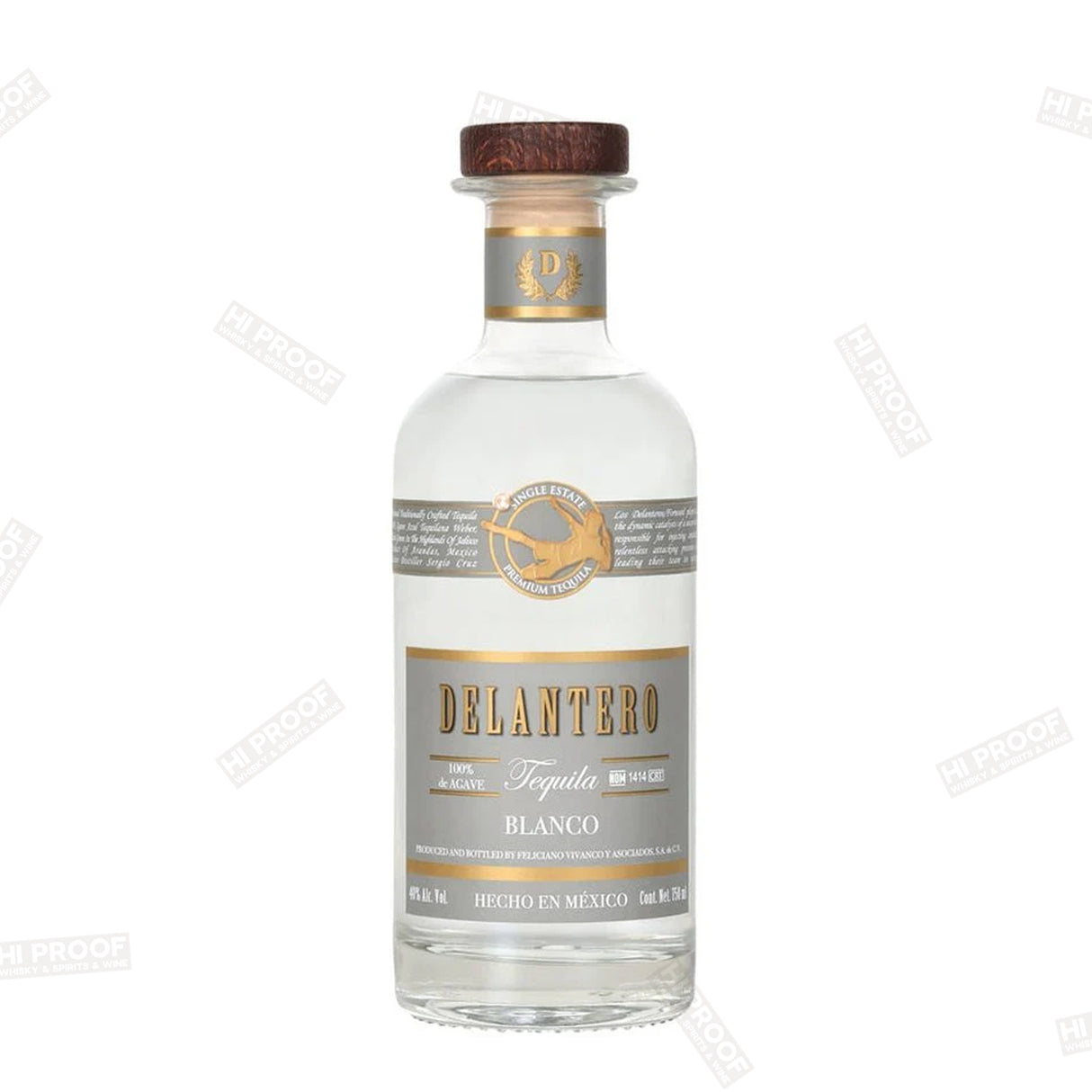 Delantero Tequila Blanco 750ml