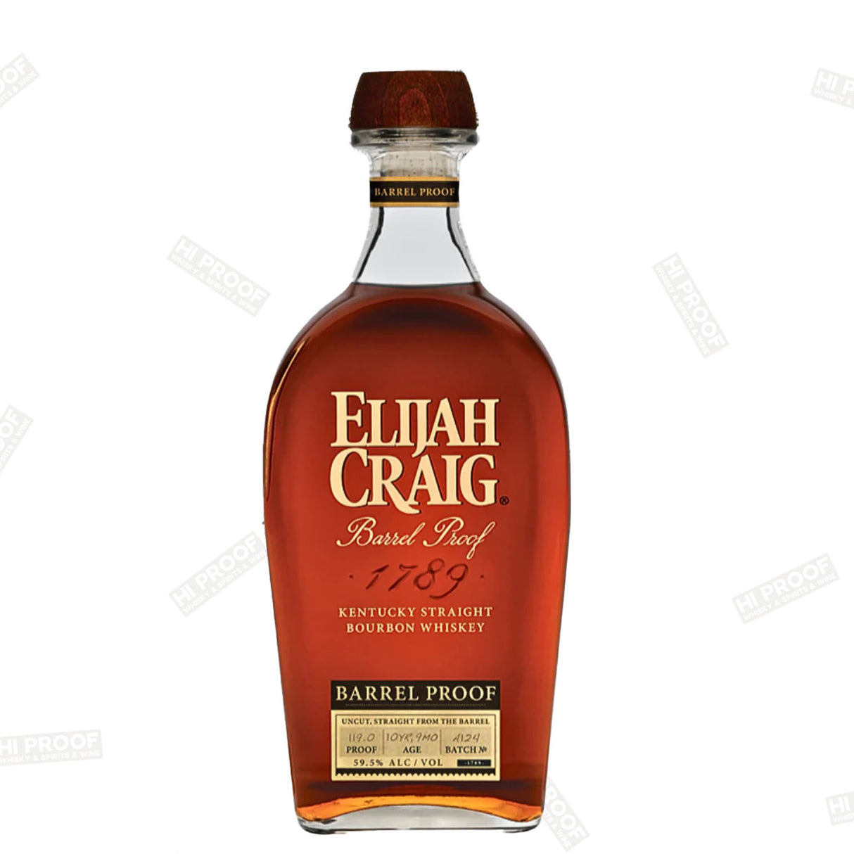 Elijah Craig Barrel Proof "Batch A124" Kentucky Straight Bourbon Whiskey 119 proof (750ml)