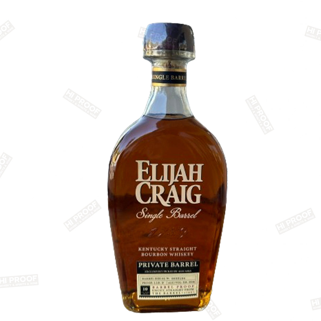 Elijah Craig Single Barrel "Private Barrel" 10 Years Barrel Proof 750ml
