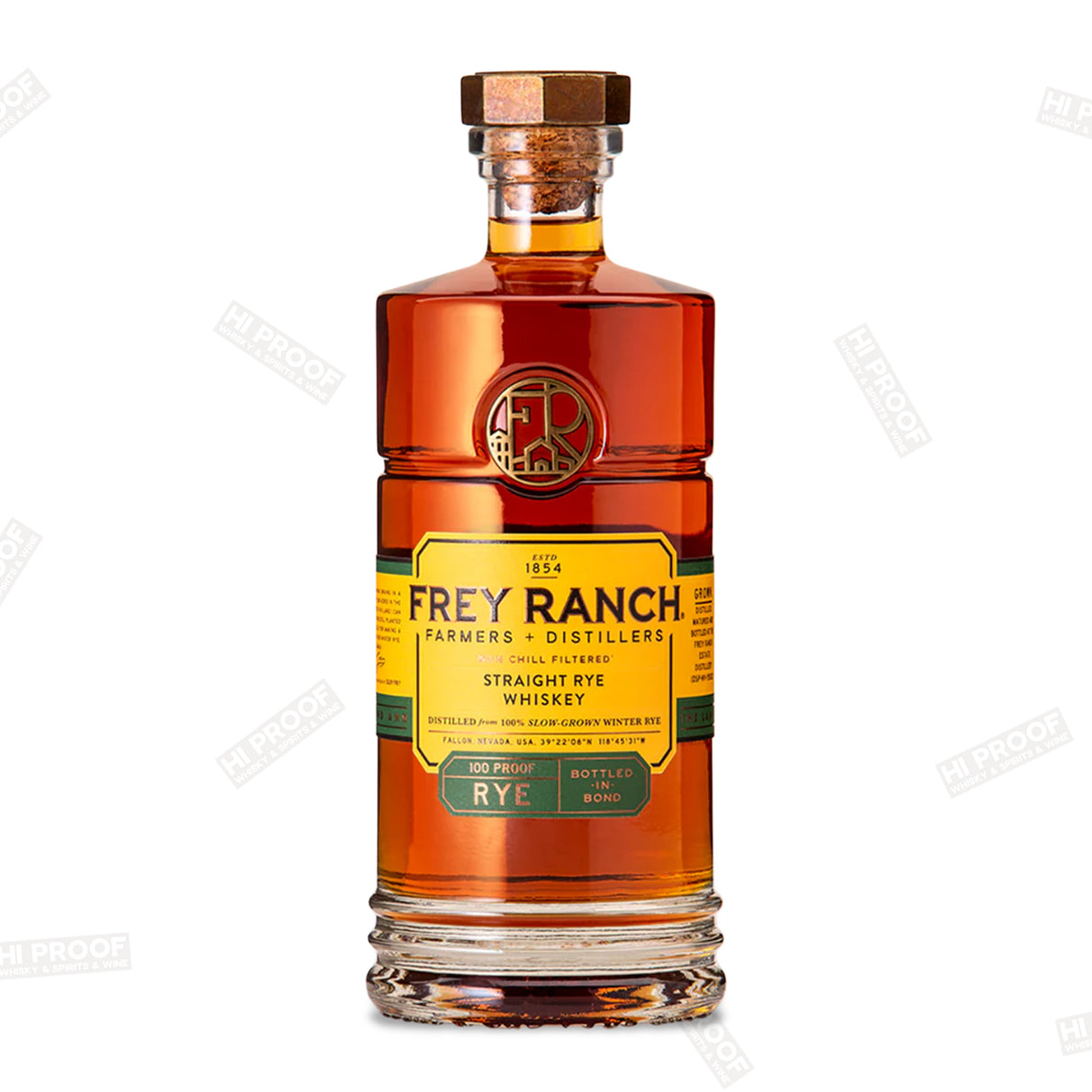 FREY RANCH BOTTLED-IN-BOND STRAIGHT RYE WHISKEY