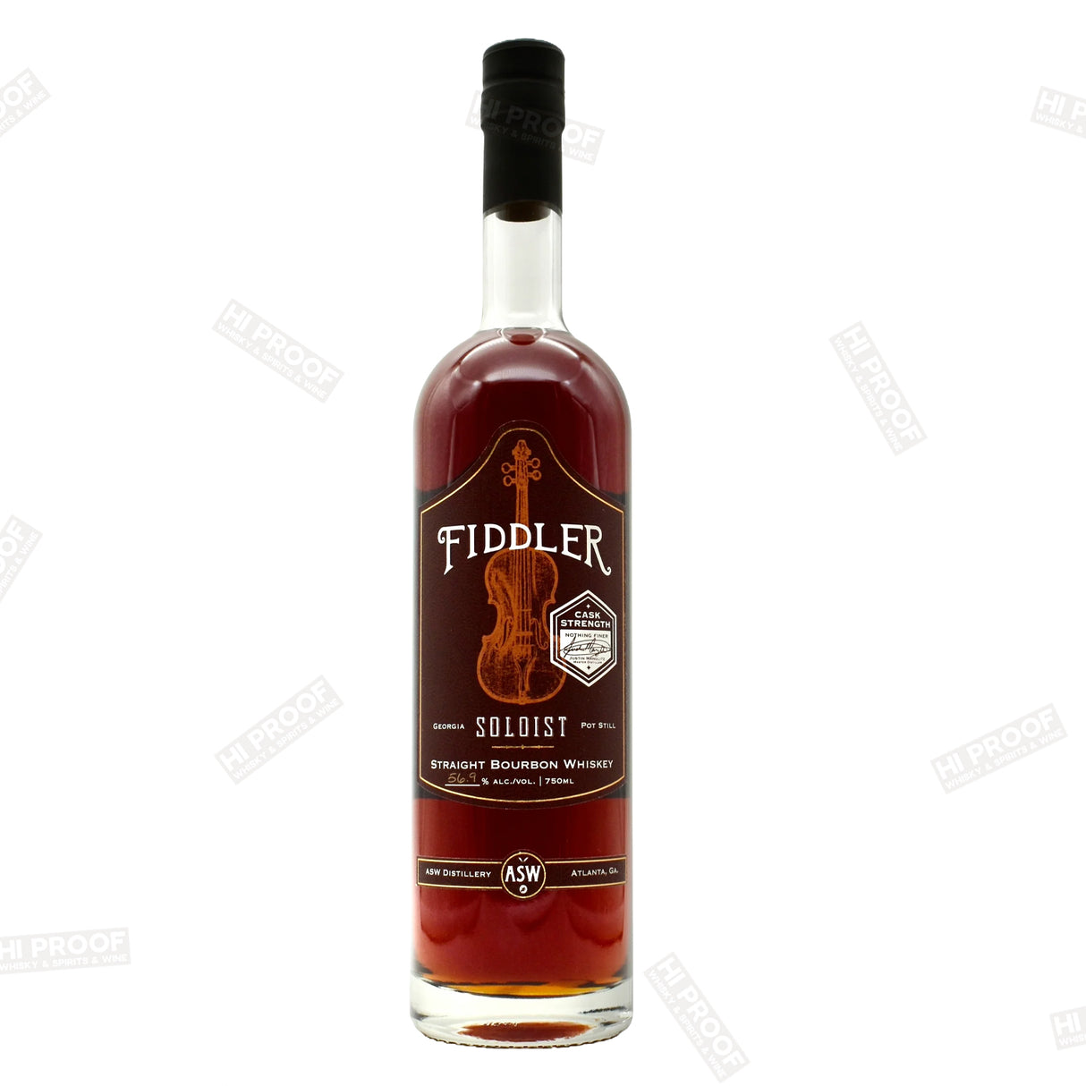 Fiddler Soloist Cask Strength Bourbon 750ml