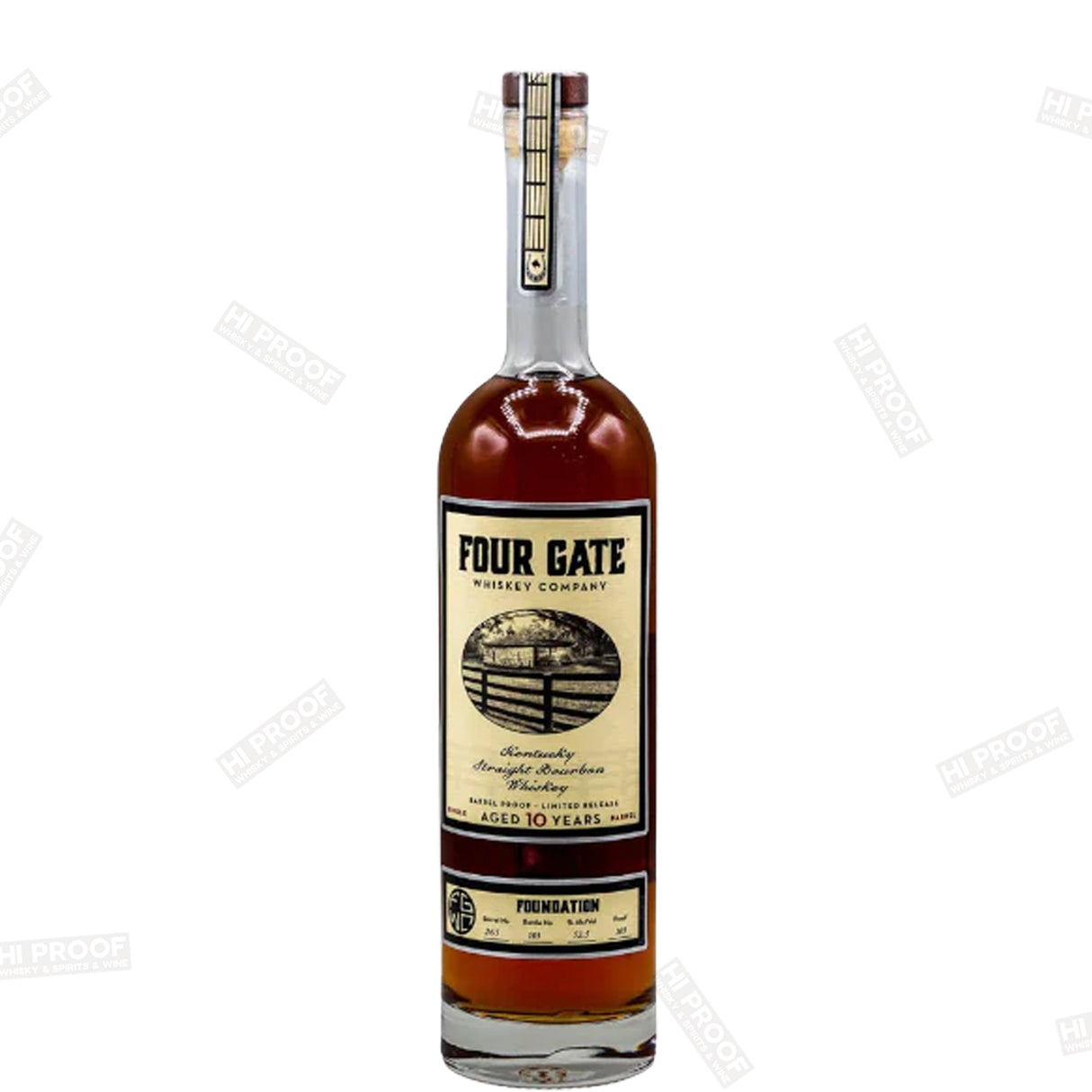 Four Gate Foundation 10 Years Straight Bourbon 750m