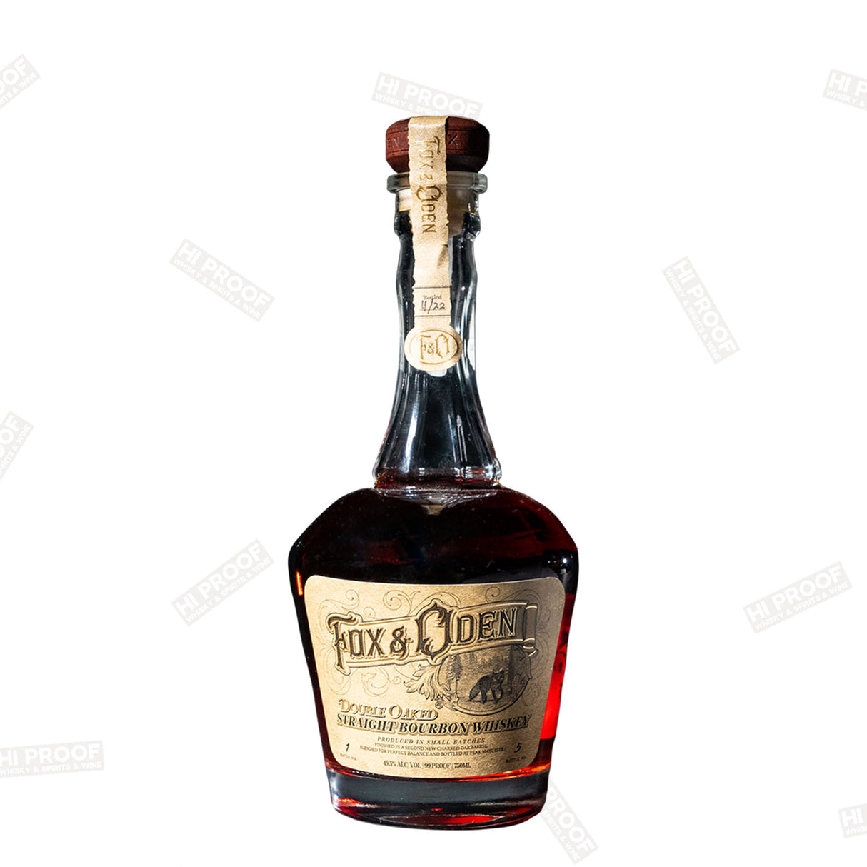 Fox & Oden Double Oaked Straight Bourbon Whisky 750ML