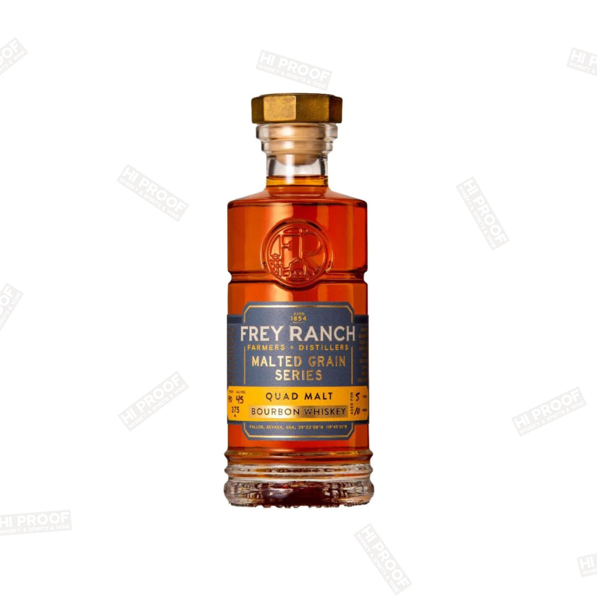 Frey Ranch Quad Malt Bourbon 6 years 110 proof Whiskey 375ML