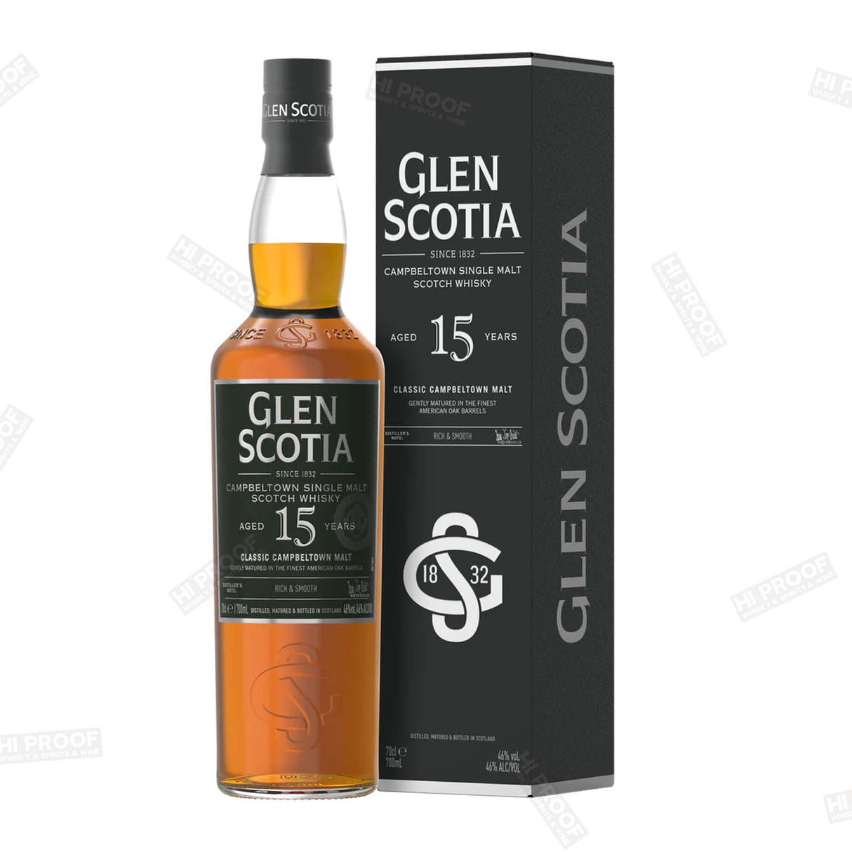 Glen Scotia 15 Year Old Single Malt Scotch 750ml