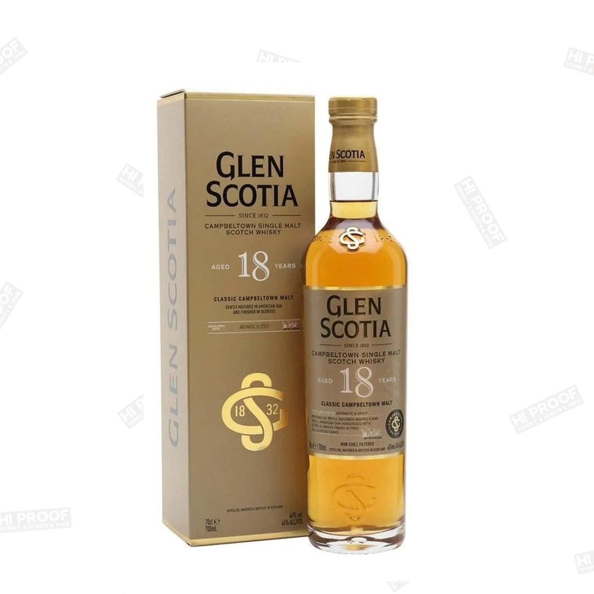 Glen Scotia 18 Year Old Single Malt Scotch Whisky (700ml)