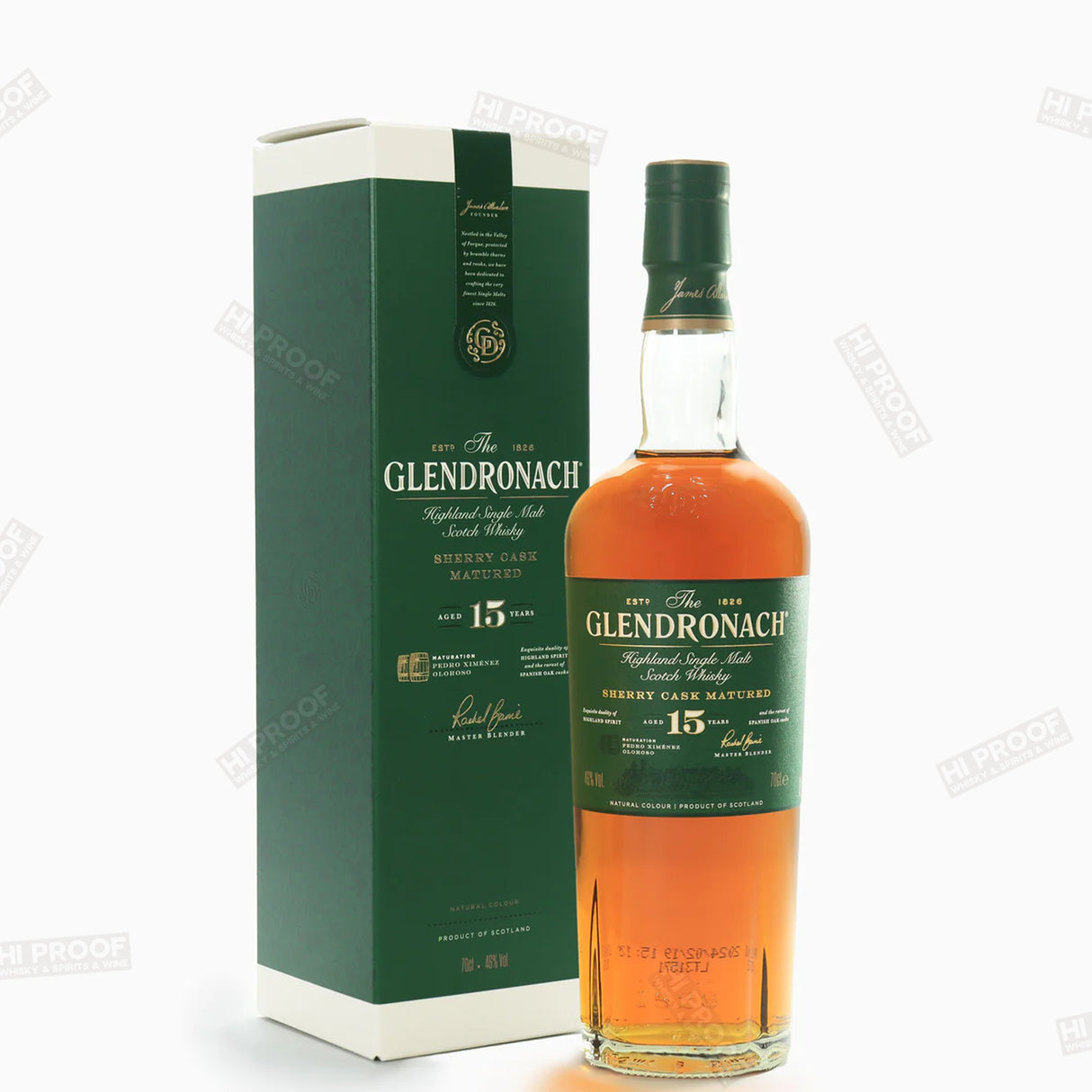 Glendronach 15 Year Old Sherry Cask 700ml (New Design)