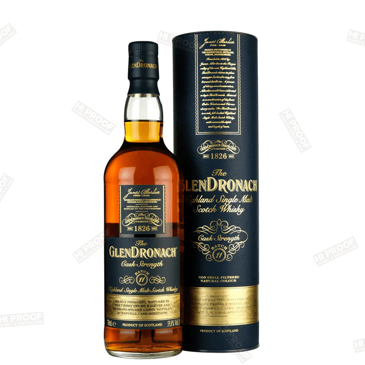 Glendronach Cask Strength Batch #11 Highland Single Malt Scotch Whisky 119.6Proof 700ML