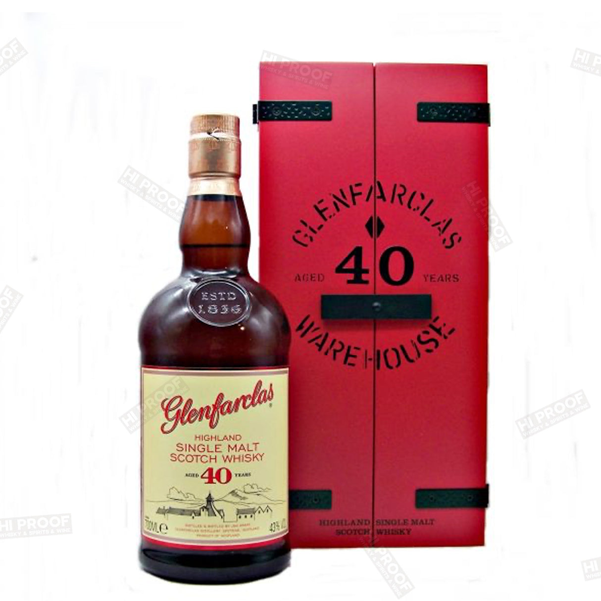 Glenfarclas 40 Year Old Single Malt Scotch Whiskey 750ml