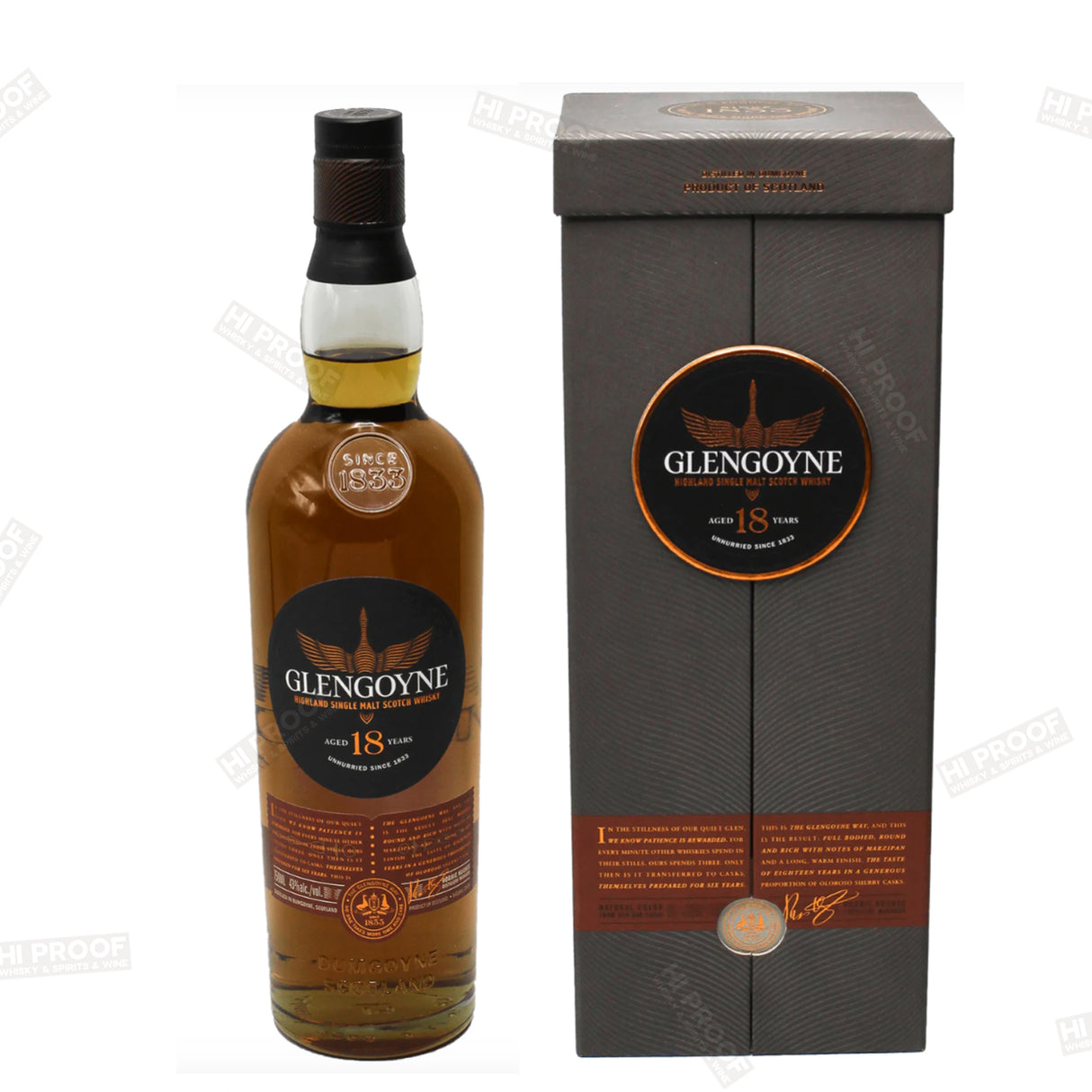 Glengoyne 18 Year Highland Single Scotch Whisky 750ml