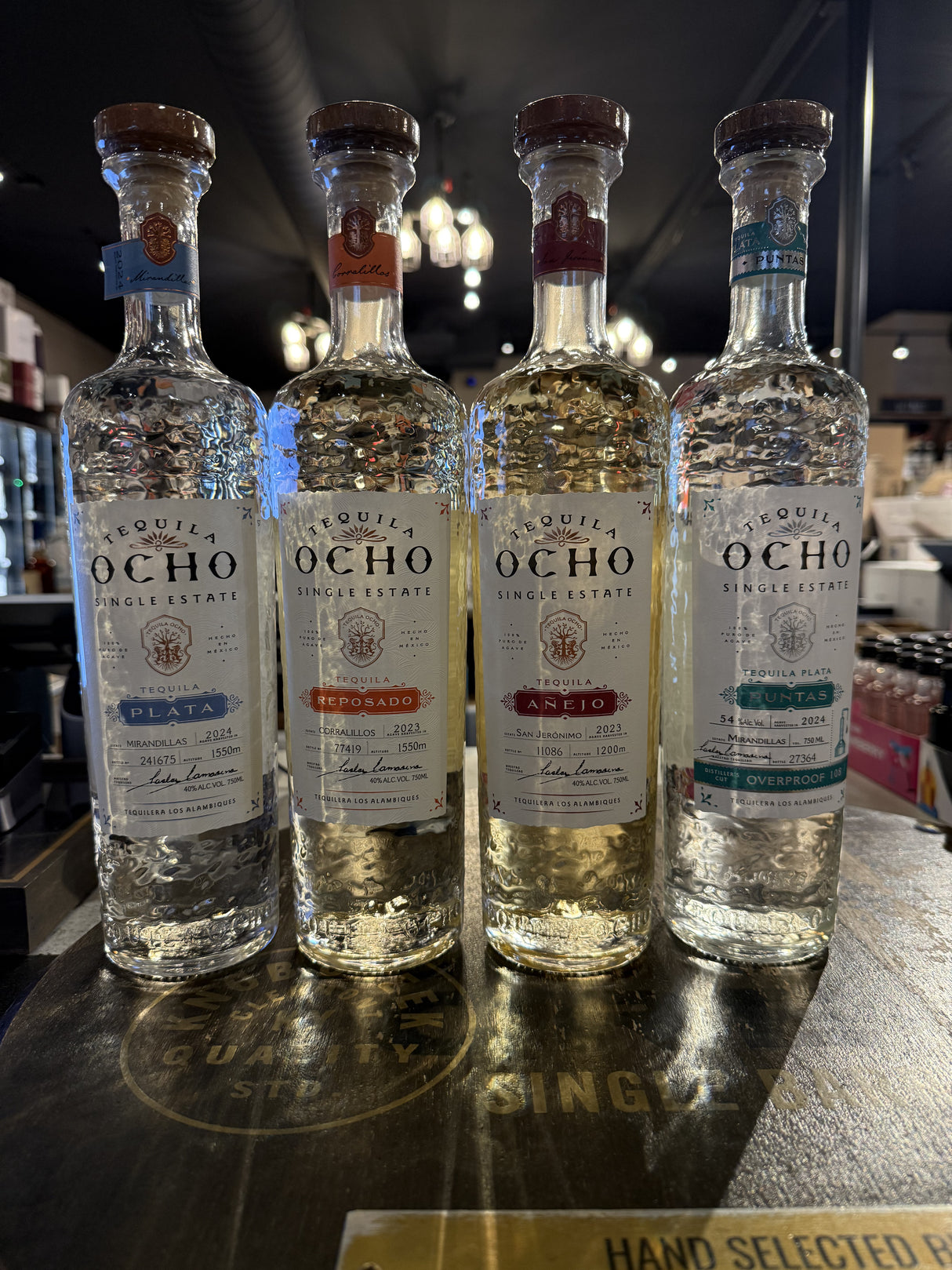 OCHO PUNTAS BUNDLE (PLATA,REPO,ANEJO,PUNTAS 4 BOTTLES) IN STORE PICKUP ONLY