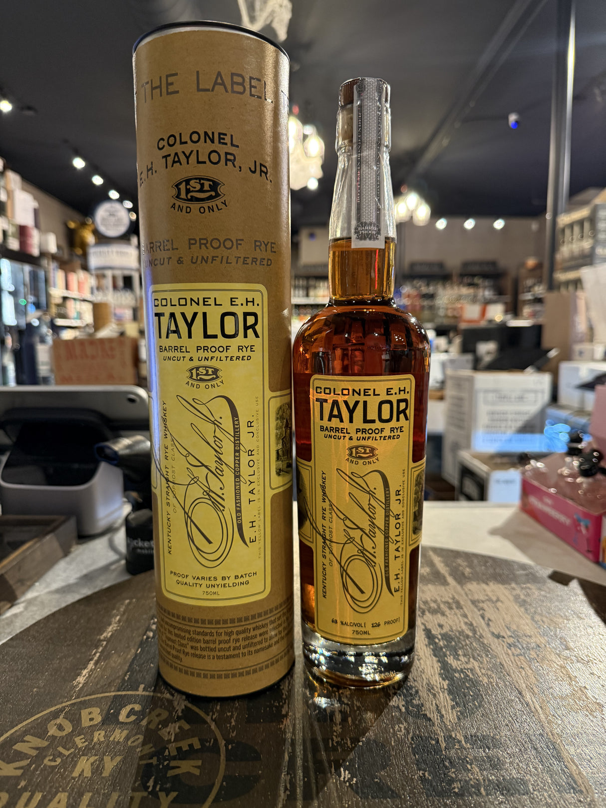 E.H. Taylor Barrel Proof Rye (Spend $800 SAZERAC, Get IT $99.99)