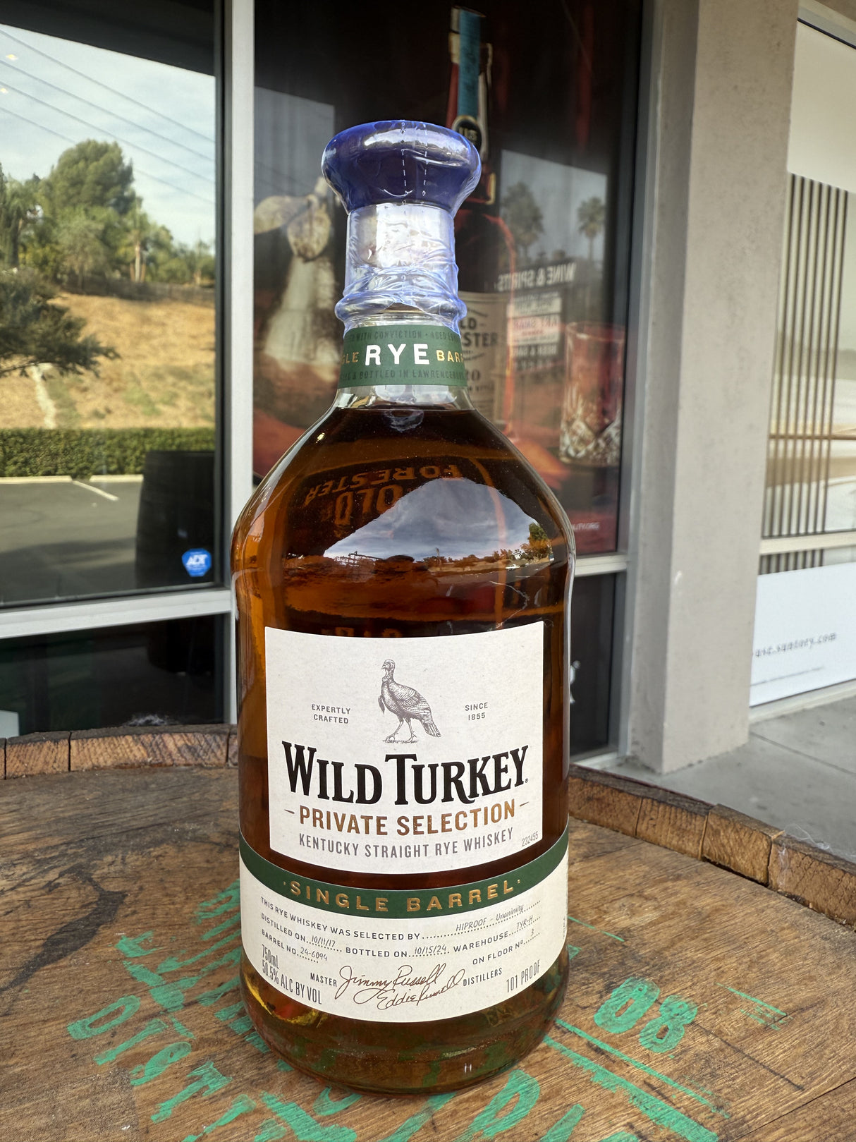 Wild Turkey Private Selection Rye 101 proof 7 year single barrel (Hi proof Store Pick)