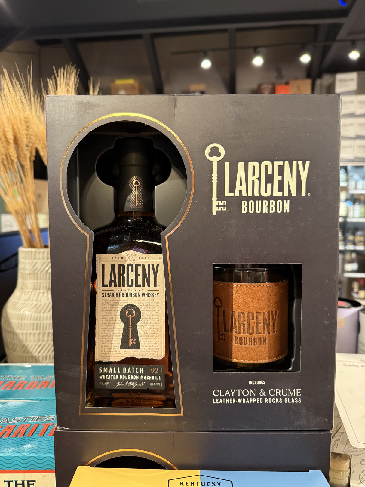 LARCENY SMALL BATCH 92 PROOF W/ROCK GLASS 750ml