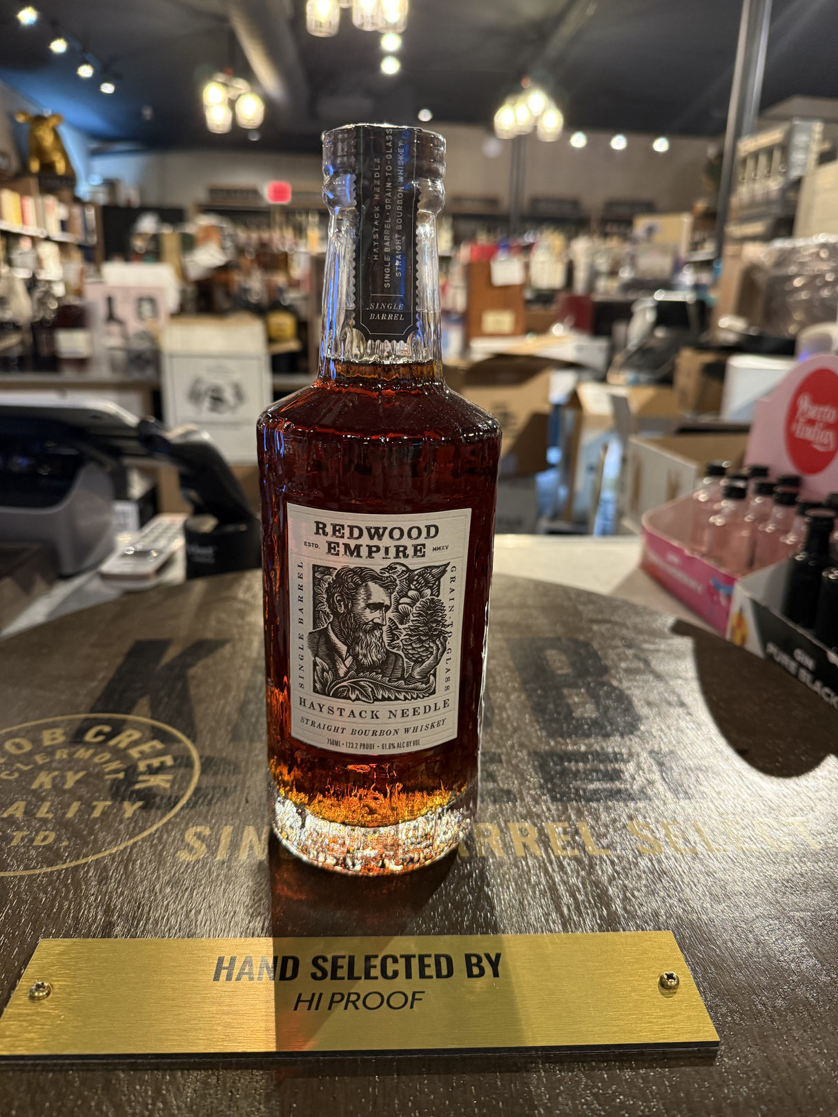 Redwood Empire 8 Year Old "Haystack Needle" Straight Bourbon Whisky 123.2 Proof 750ml four grain