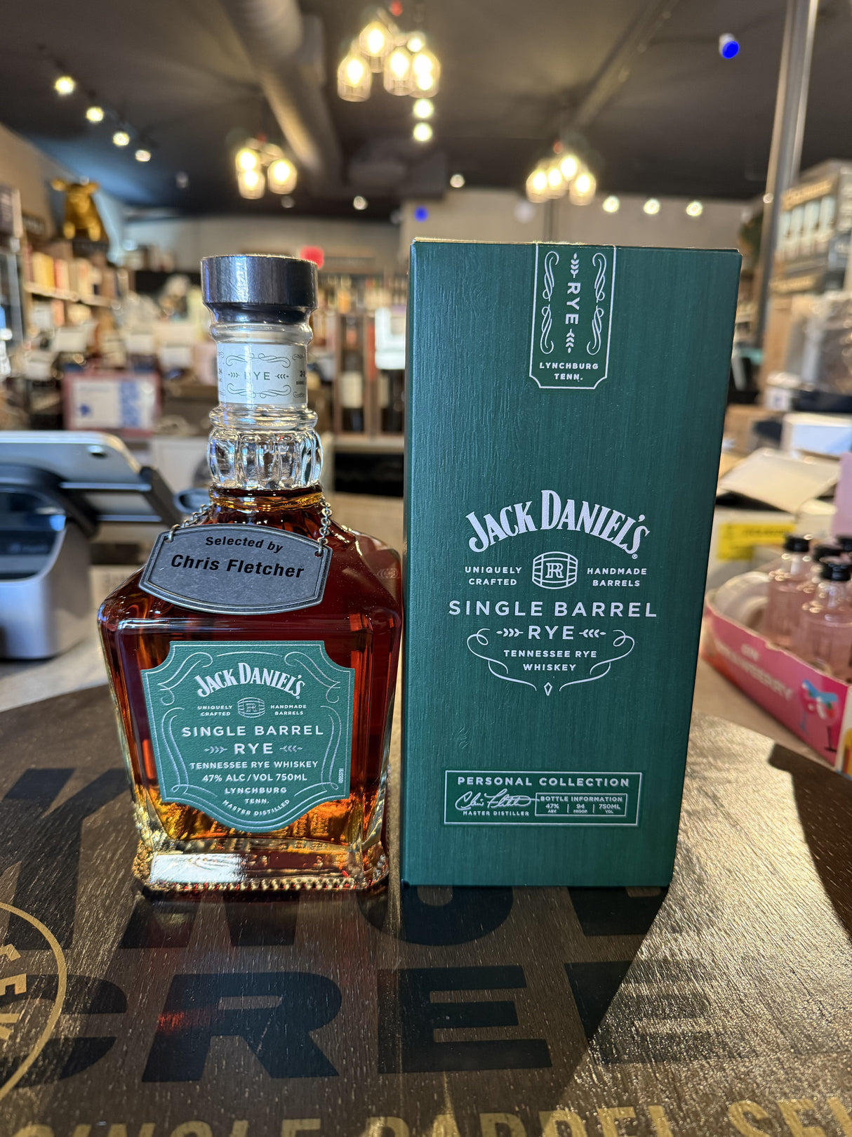 Jack Daniel's Single Barrel RYE Selected by Chris Fletcher 750ml