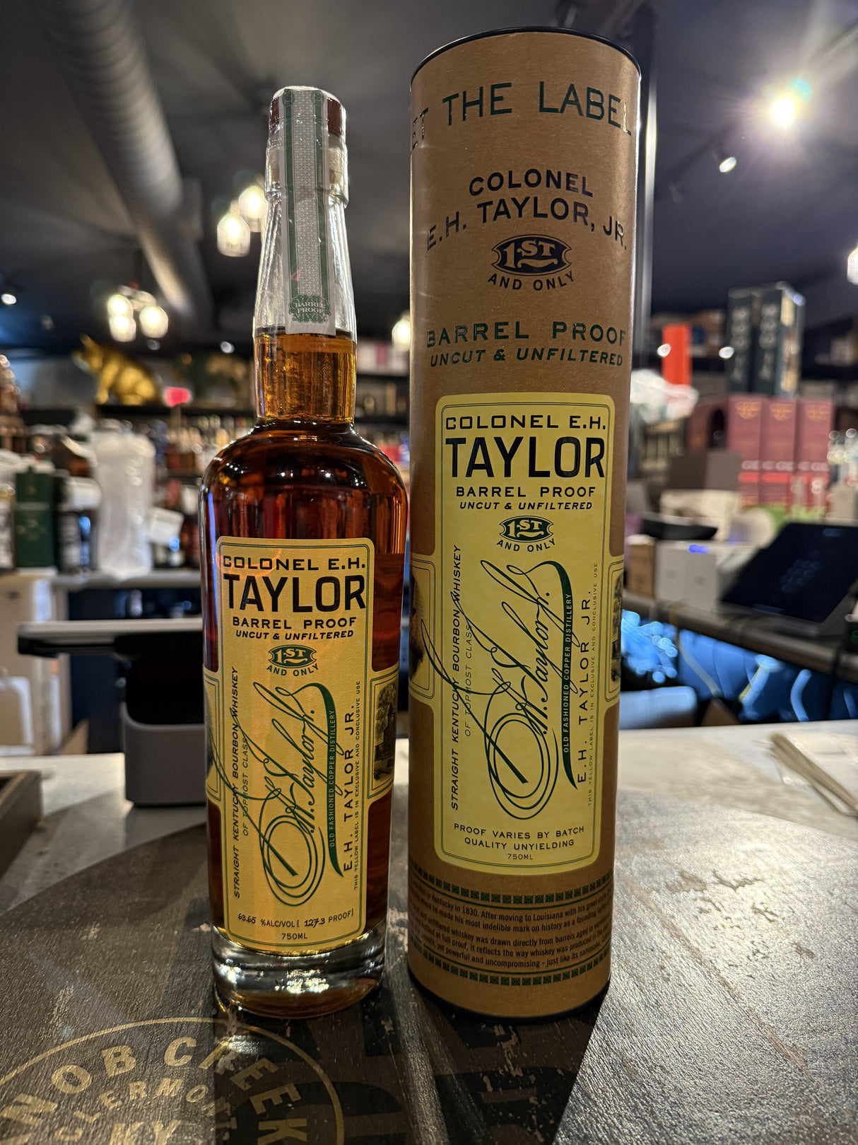 E.H Taylor Jr.  Barrel Proof 127.3 proof Batch 13 (SPEND $240 SAZERAC, GET IT FOR $99.99)