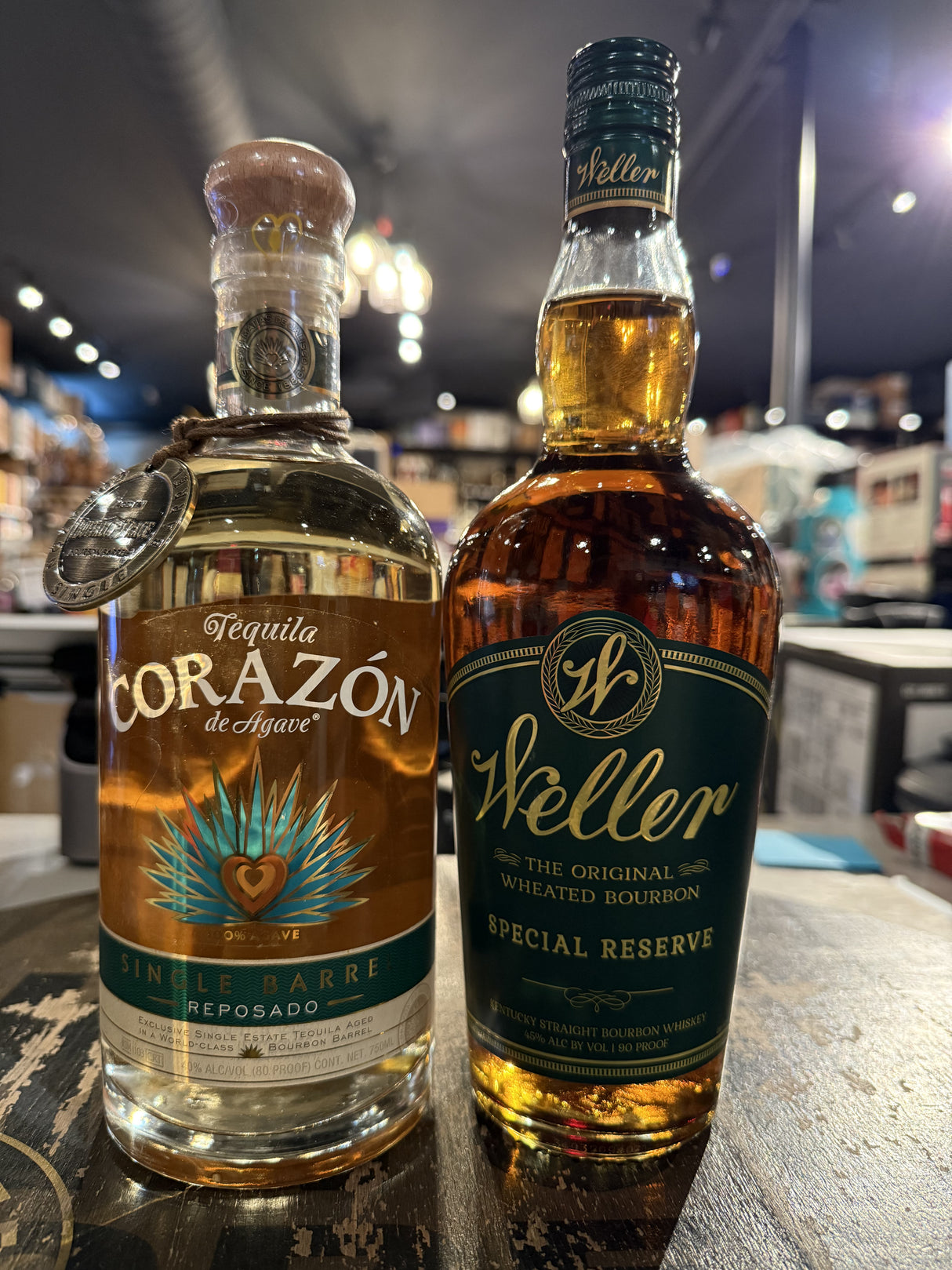 WELLER SPECIAL RESERVE + CORAZON SINGLE BARREL BUFFALO TRACE BARREL FINISH REPOSADO - STORE PICKUP ONLY