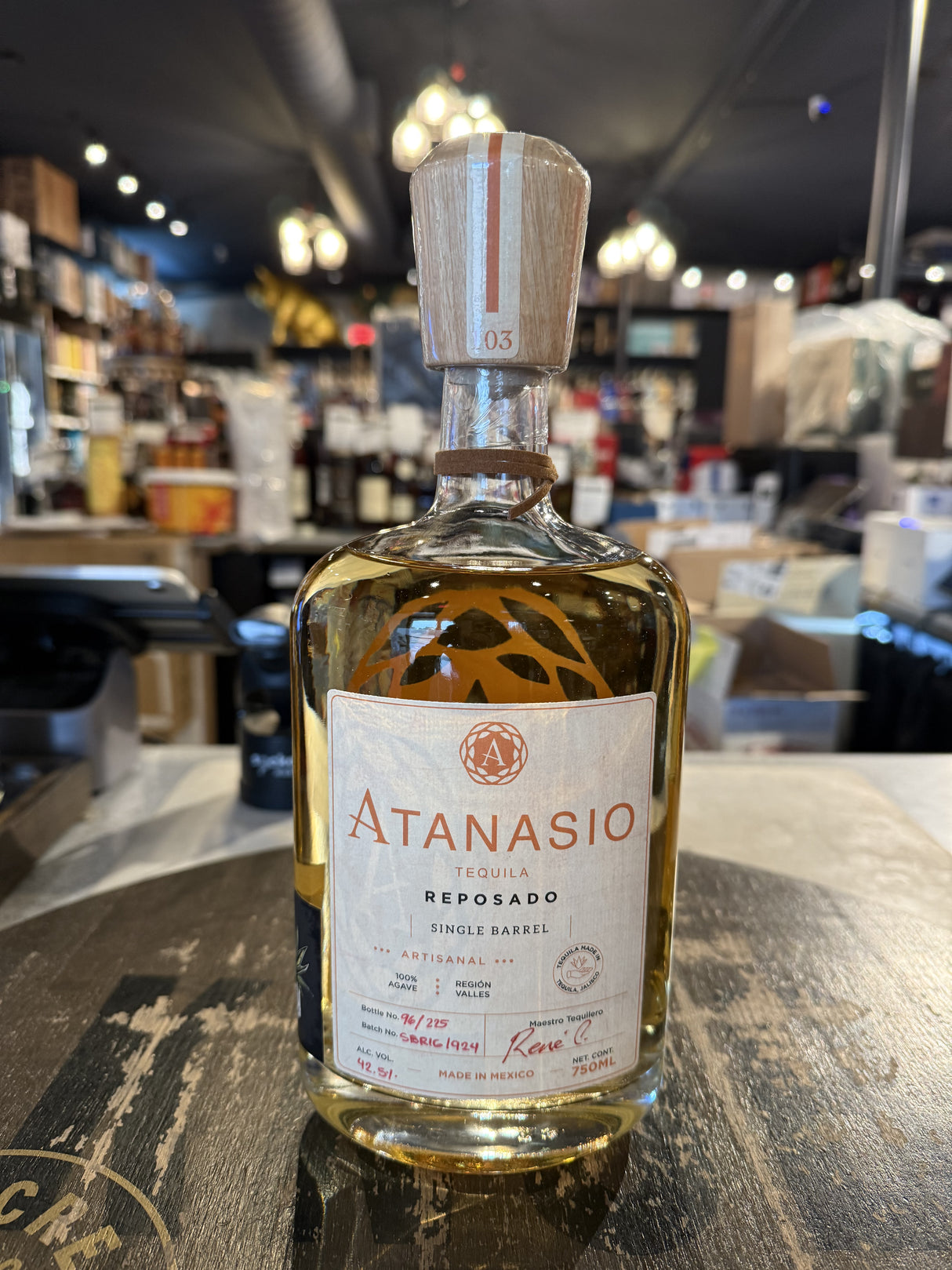 Atanasio Reposado Tequila Hi Proof x AMIGOS DEL MAGUEY 750 ml