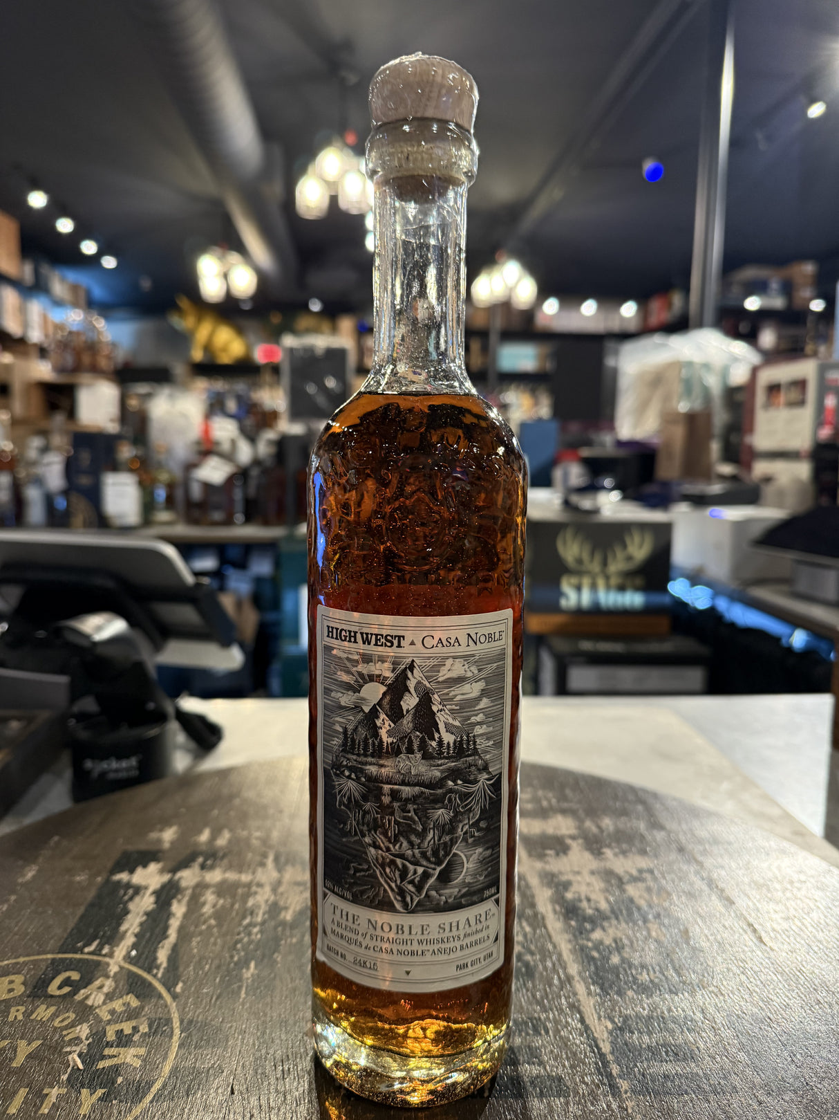 High West x Casa Noble The Noble Share Tequila Anejo Cask Finished Rye Whiskey 750ml