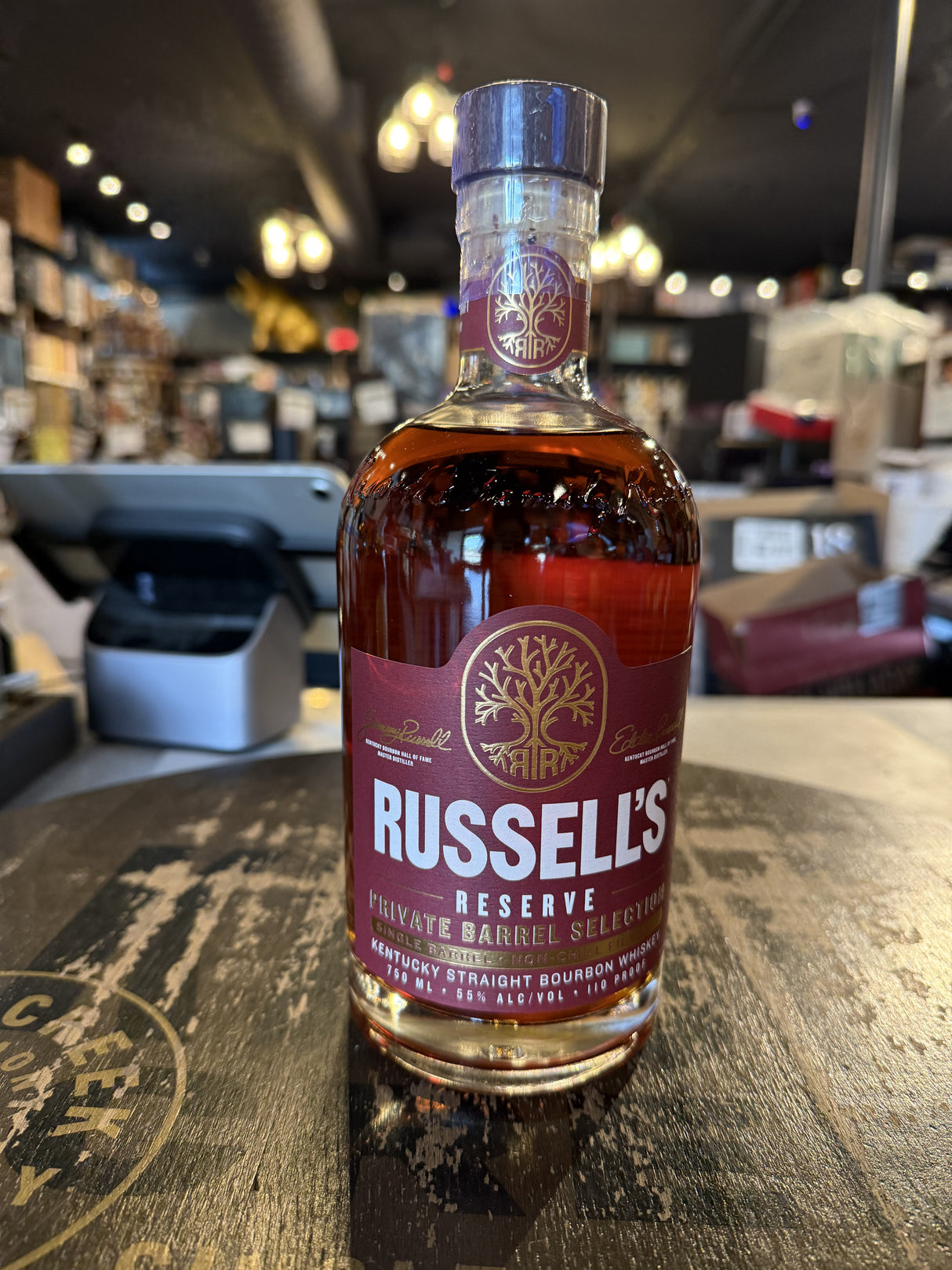 Russell’s Reserve Hi Proof store Pick Single Barrel CNF 110 proof 10 YEARS 750ml (Limit 1, Store pickup only)