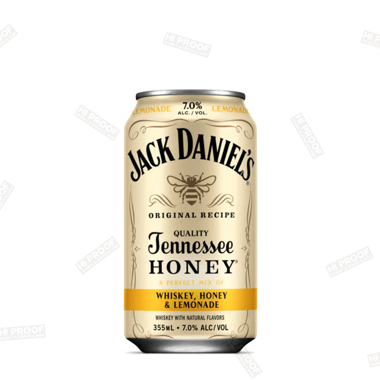 Jack Daniel's Tennessee Whiskey, Honey & Lemonade Cocktail - 4pk/355ml Cans