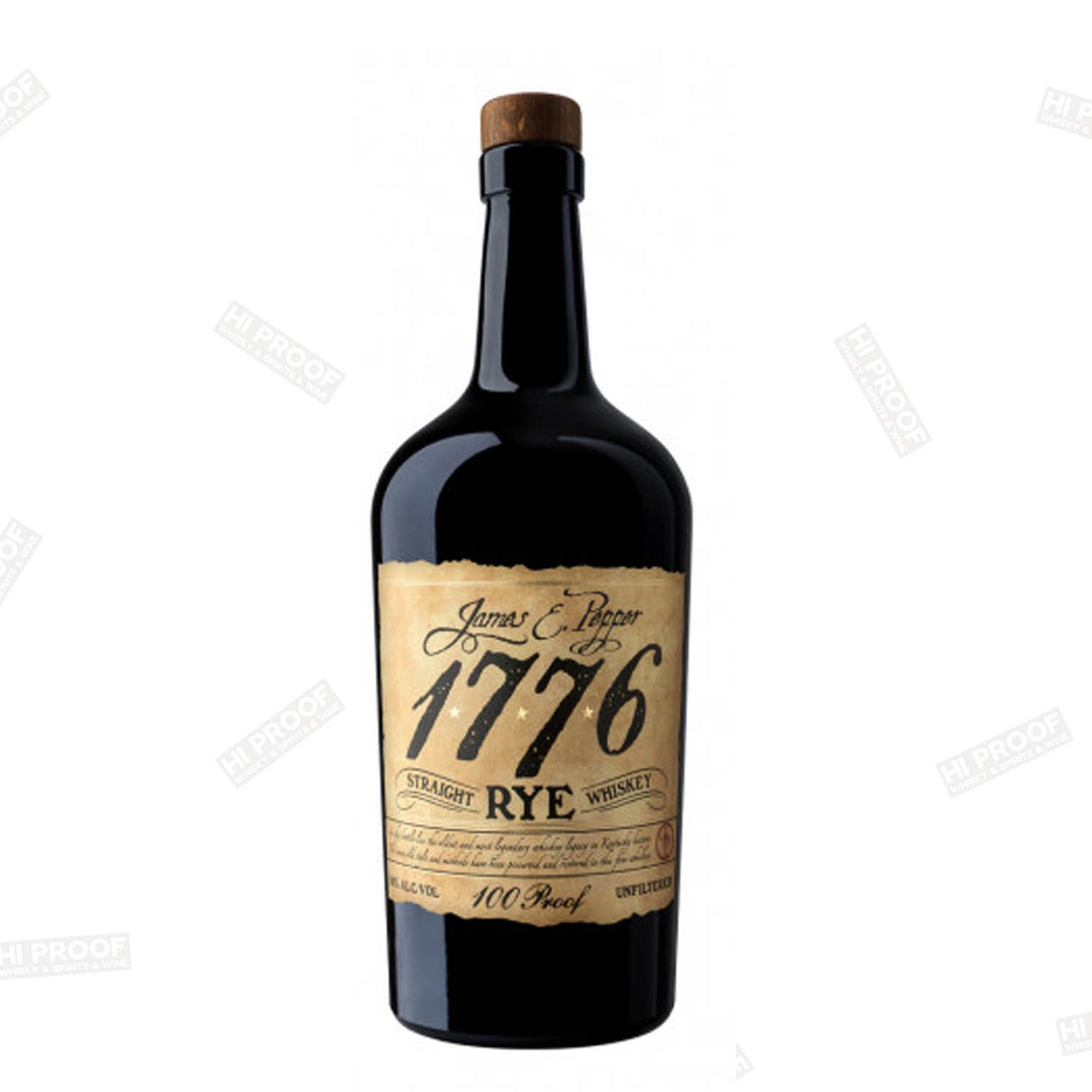 James E.Pepper 1776 Straight RYE Whiskey – Hi Proof