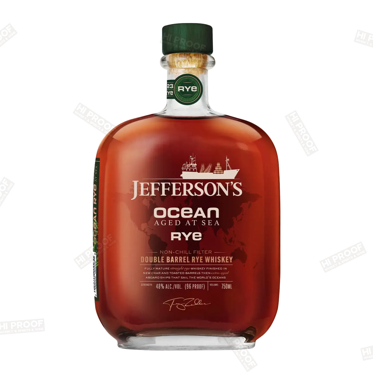 Jefferson's Ocean Aged at Sea Double Barrel Rye Whiskey 750ml