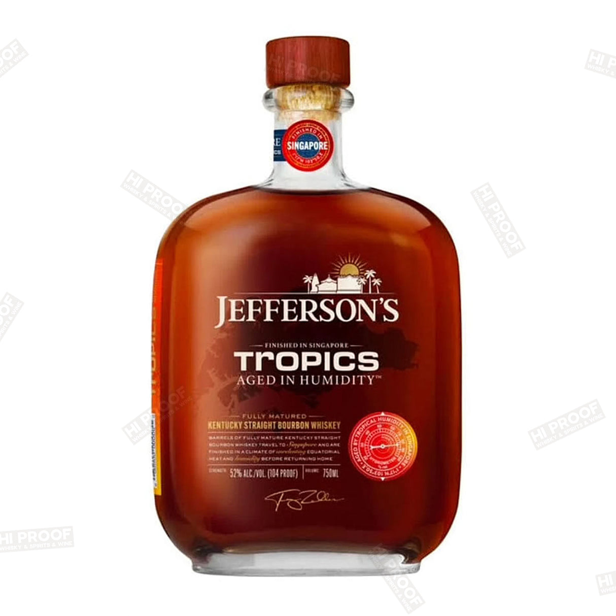 Jeffersons Tropics Aged In Humidity Bourbon Whiskey 750ml