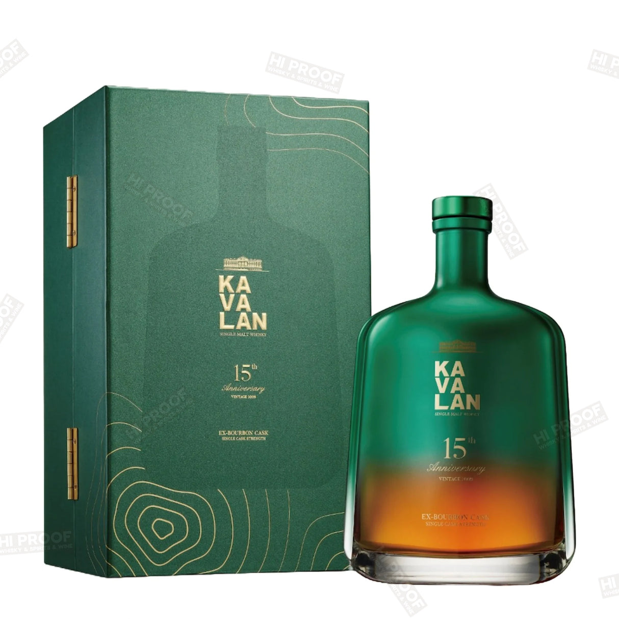 Kavalan 15th Anniversary Vintage 2009 ex-Bourbon Cask Strength Single Malt Whisky 750ml