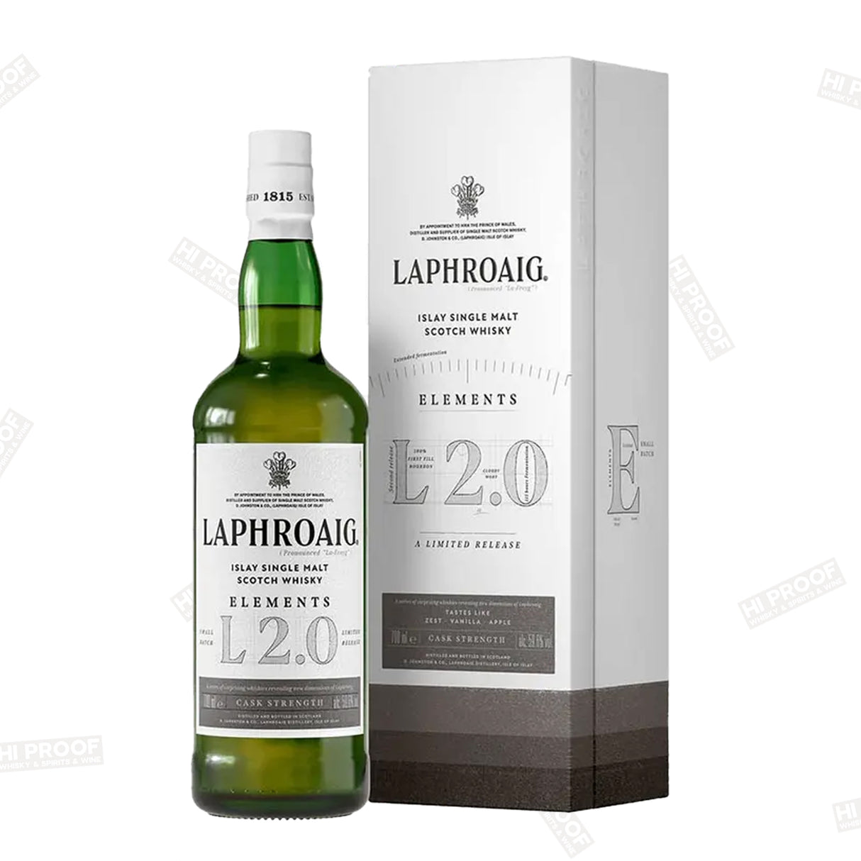 Laphroaig Elements L 2.0 Islay Single Malt Scotch Whisky Cask Strength Limited Release