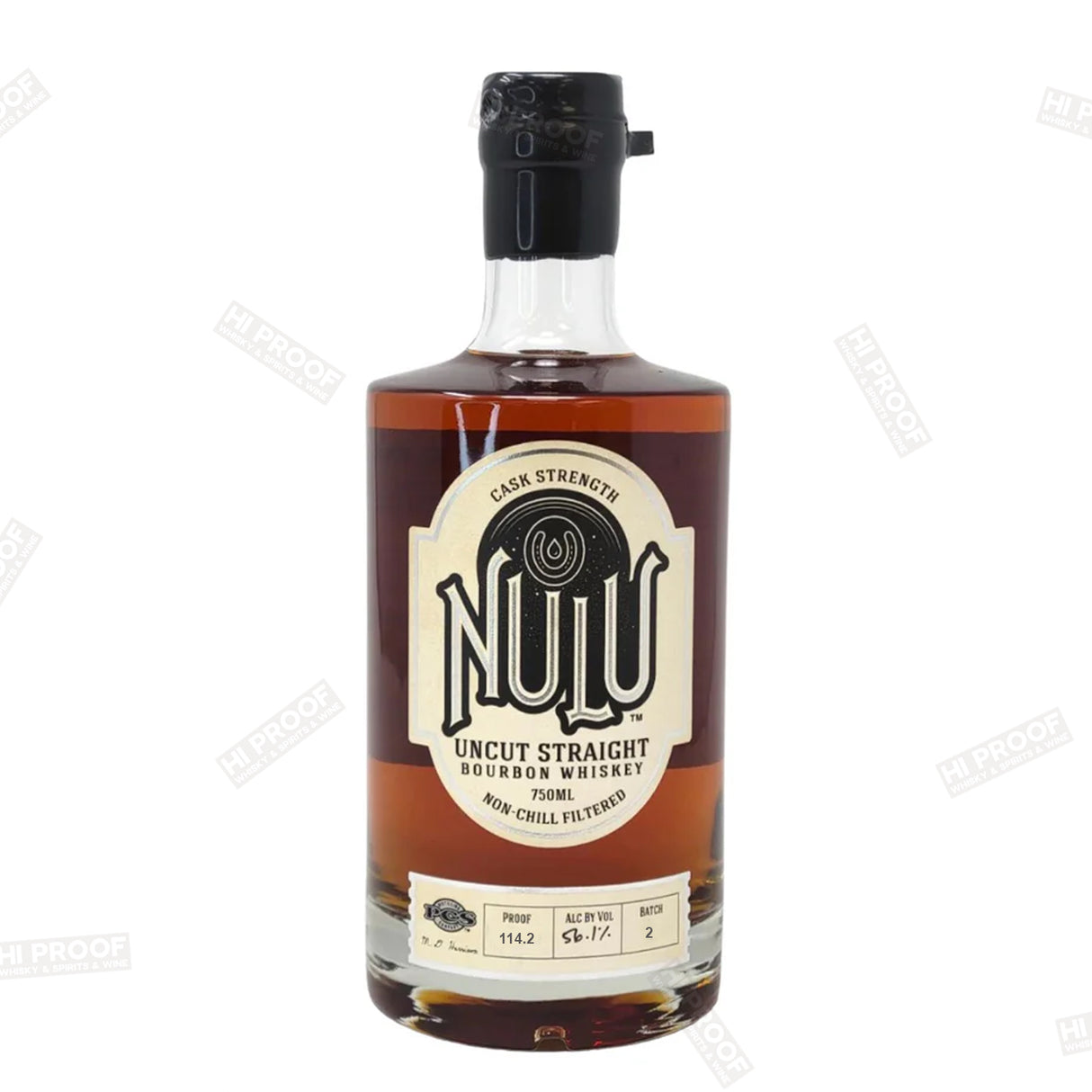 Nulu Cask Strength Uncut Straight Batch 2 Bourbon Whiskey 114.2 Proof 750ml