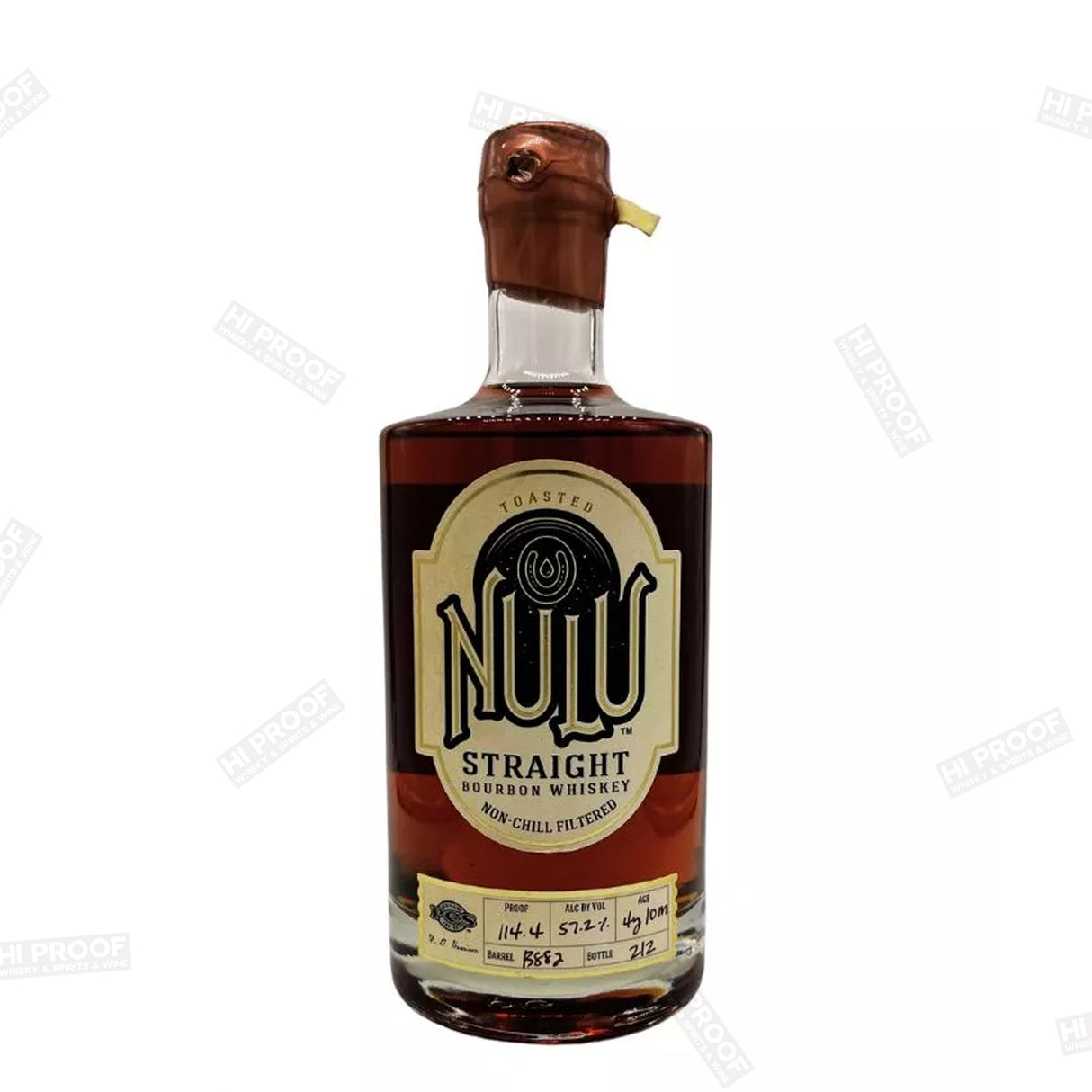 Nulu Toasted Single Barrel Barrel Proof Straight Bourbon Whiskey 750mL