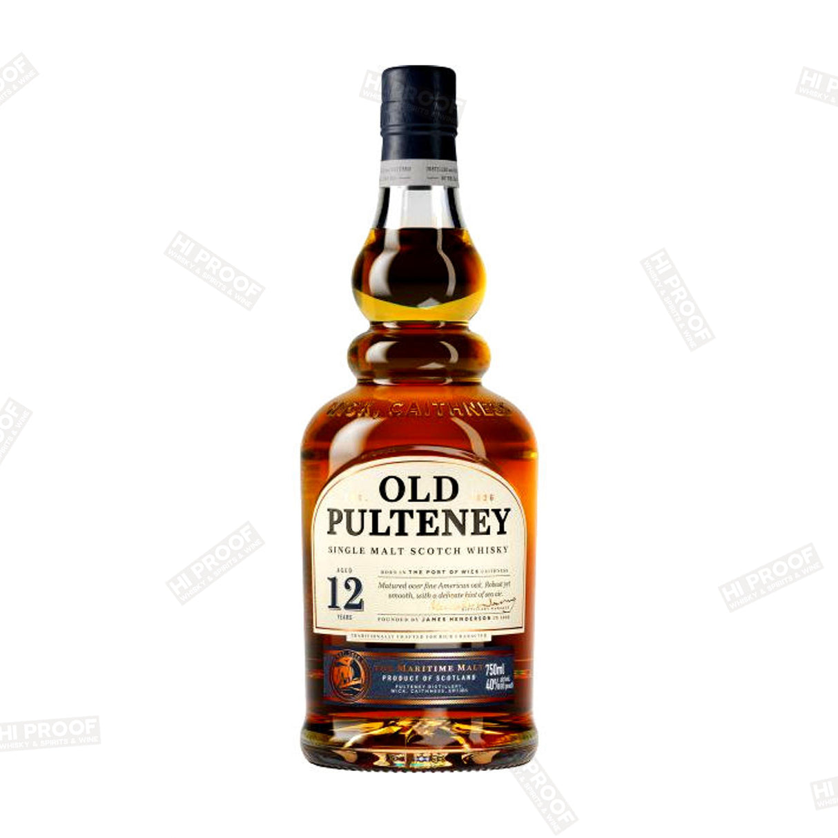 Old Pulteney 12 Year Single Malt Scotch Whisky 750ml